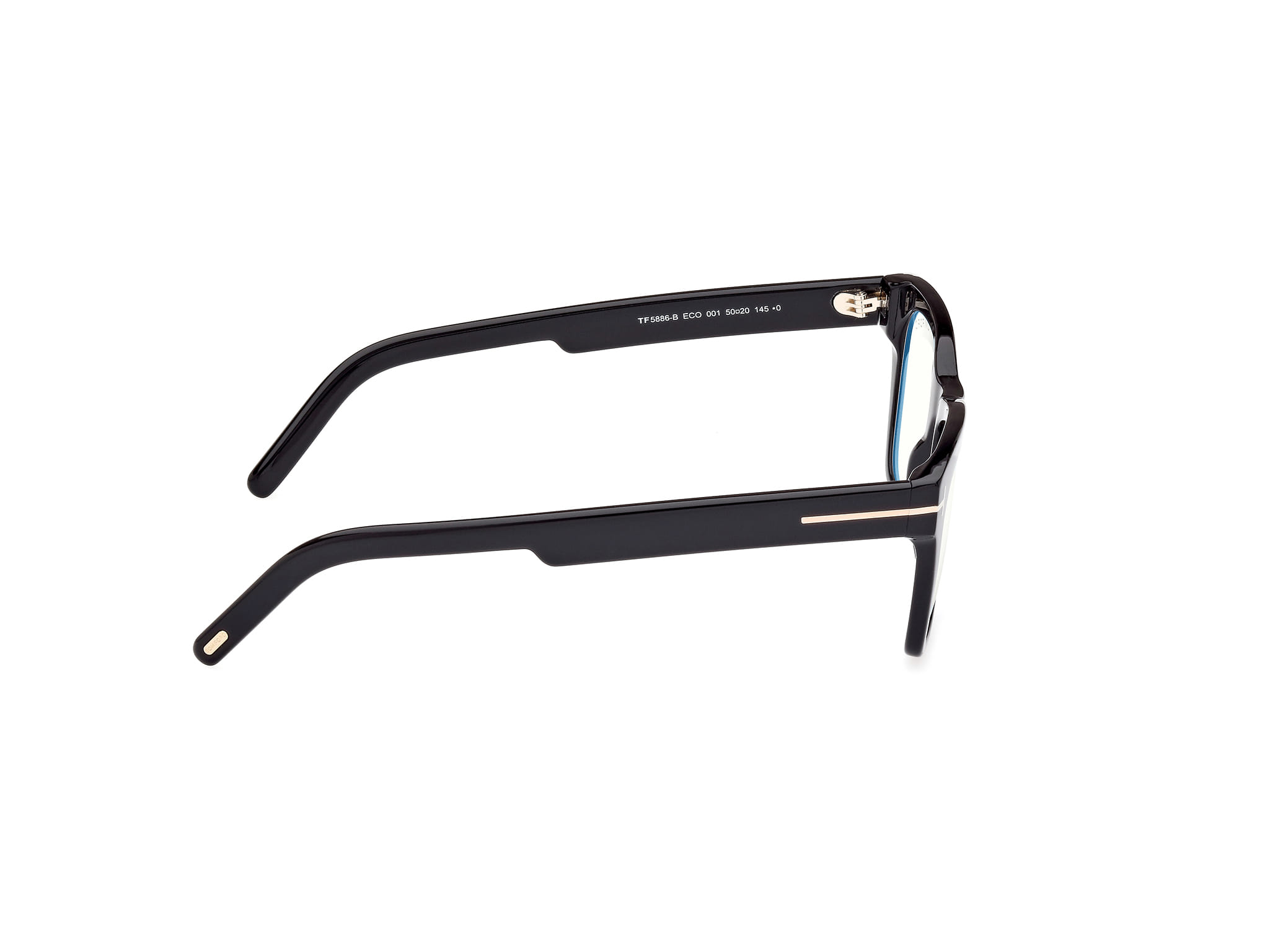 Tomford FT5886-B Frame Black Male Full Shell Frame — Black frame — view 6