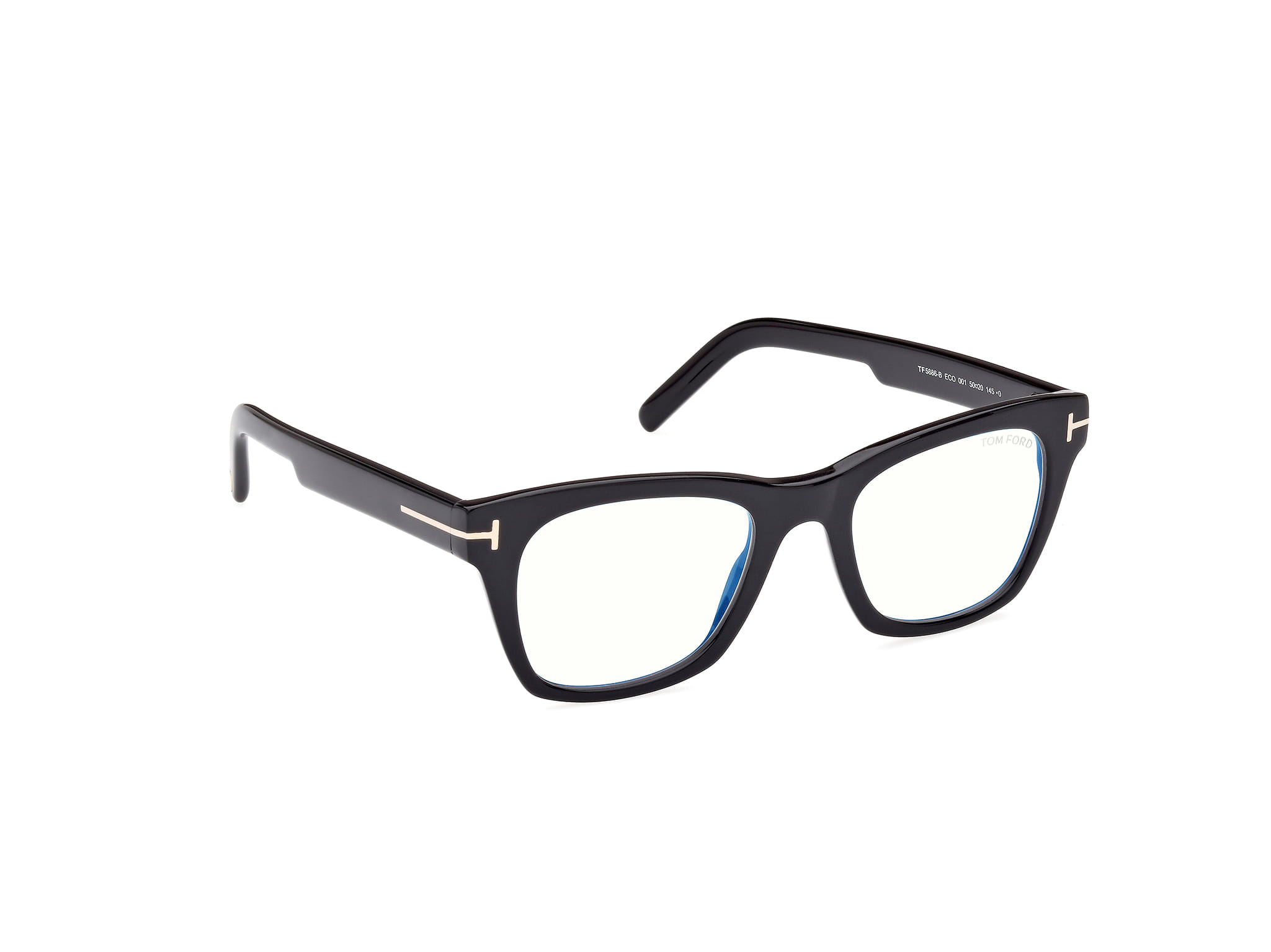 Tomford FT5886-B Frame Black Male Full Shell Frame — Black frame — view 7