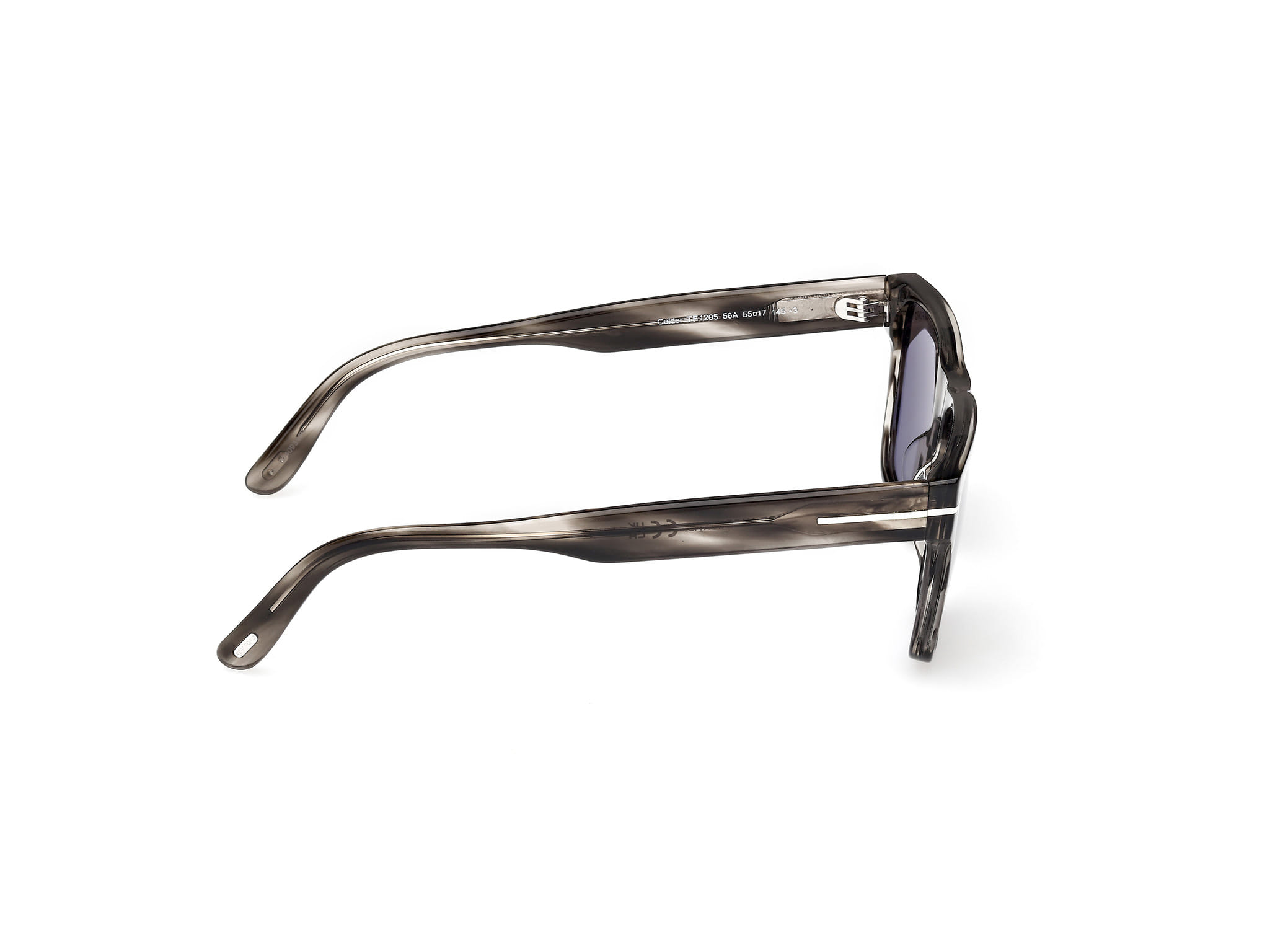 Tomford FT1205 Sunglass Grey Male Full Shell Sunglass — Grey frame — view 6