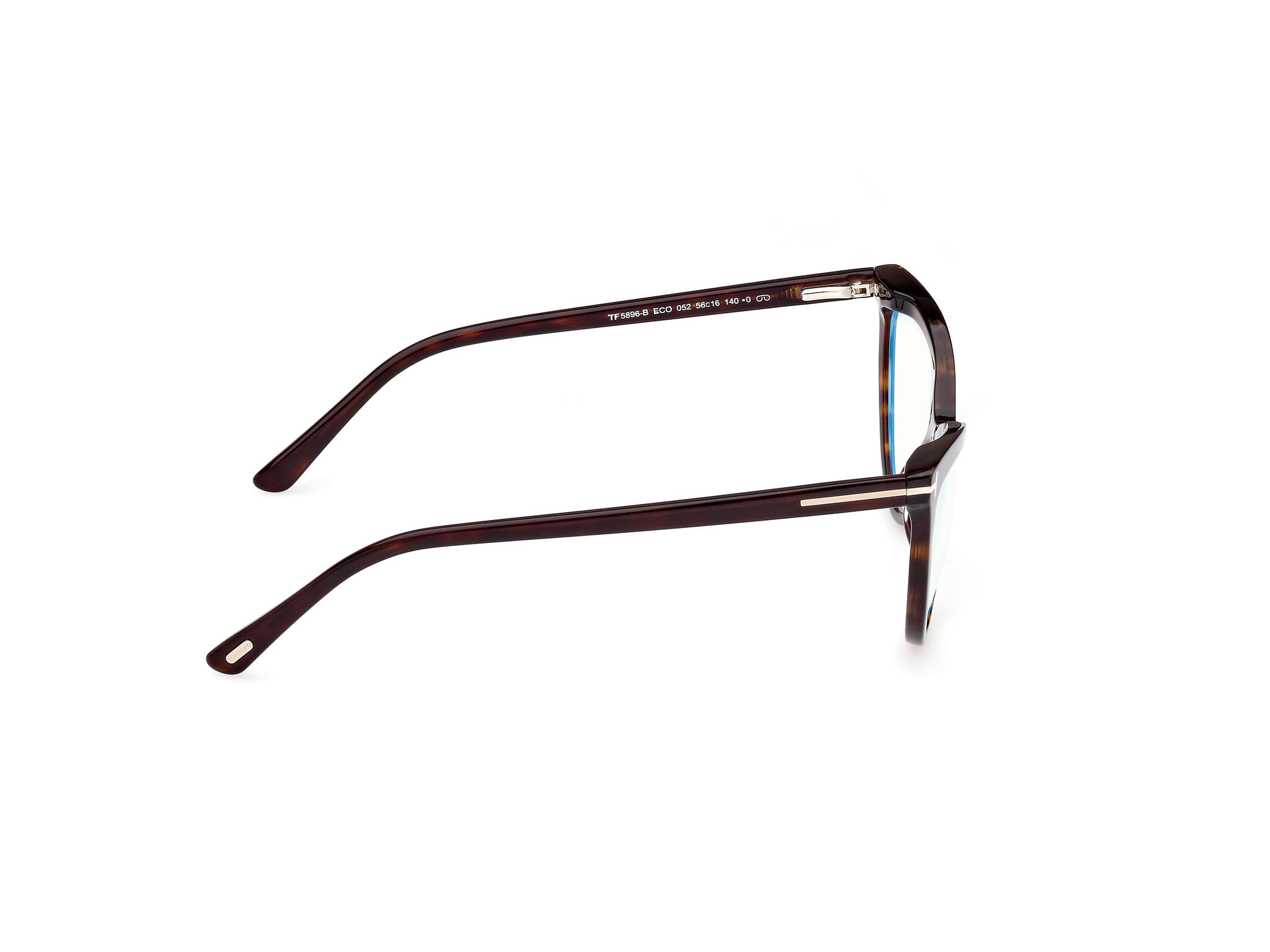 Tomford FT5896-B Frame Tortoise Female Full Shell Frame — Tortoise frame — view 6