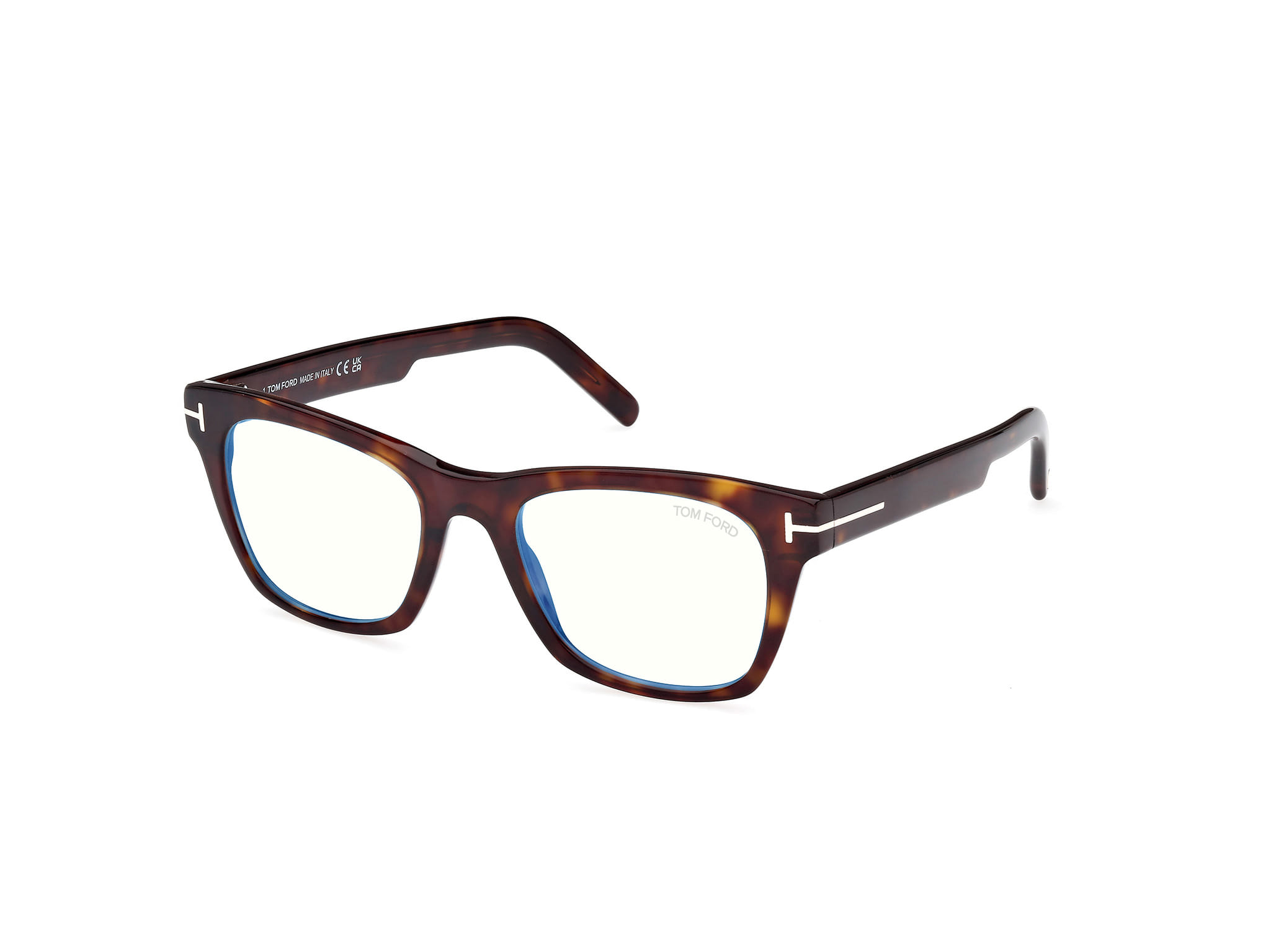 Tomford FT5886-B Frame Tortoise Male Full Shell — Tortoise frame