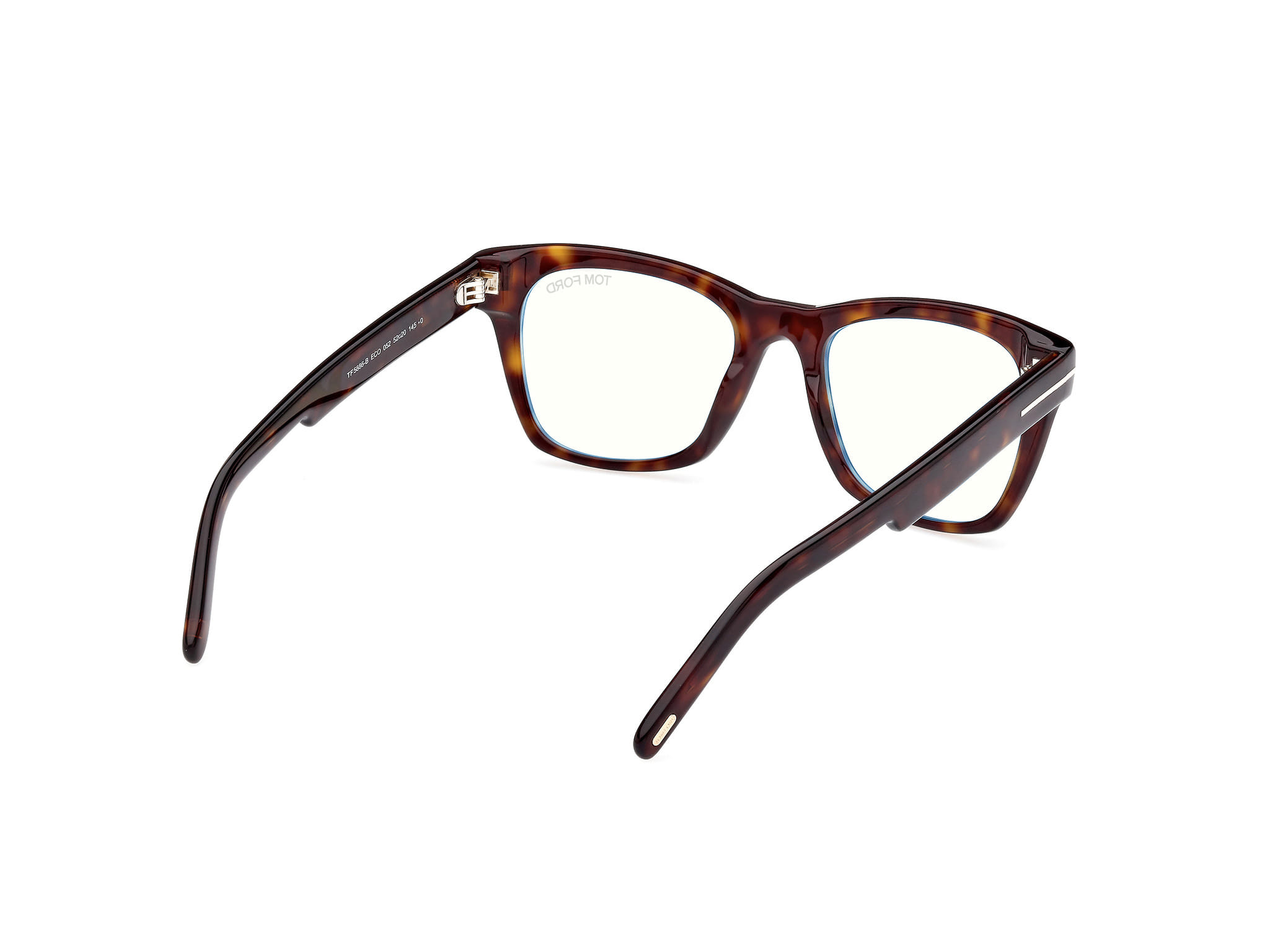 Tomford FT5886-B Frame Tortoise Male Full Shell Frame — Tortoise frame — view 5