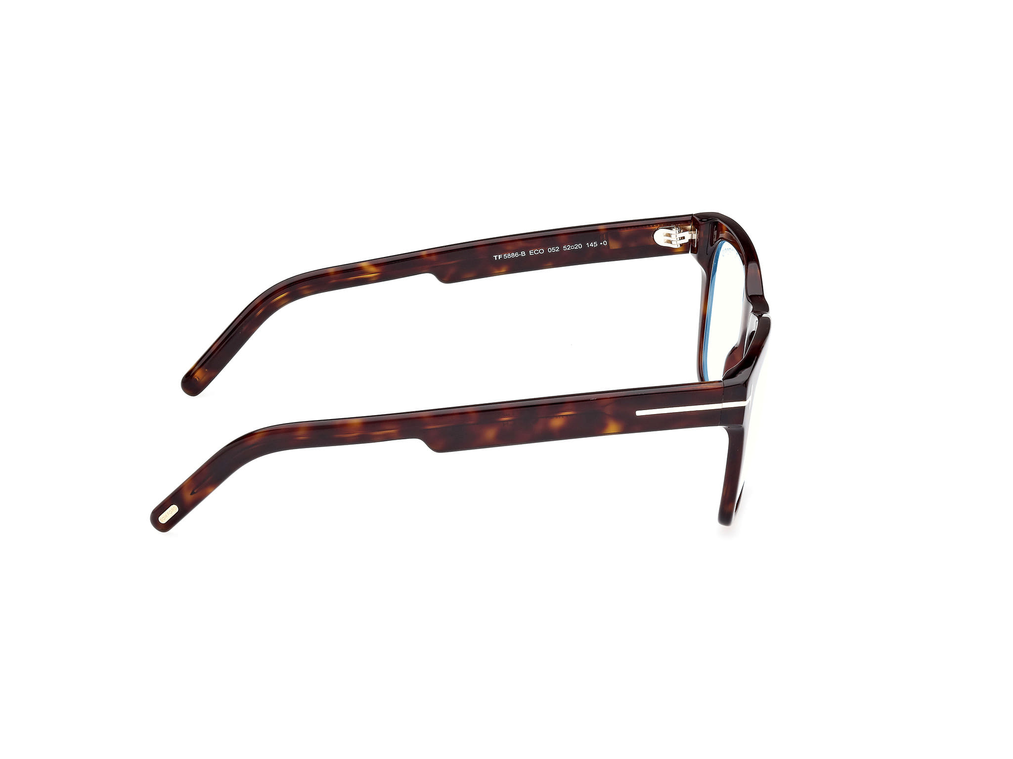Tomford FT5886-B Frame Tortoise Male Full Shell Frame — Tortoise frame — view 6