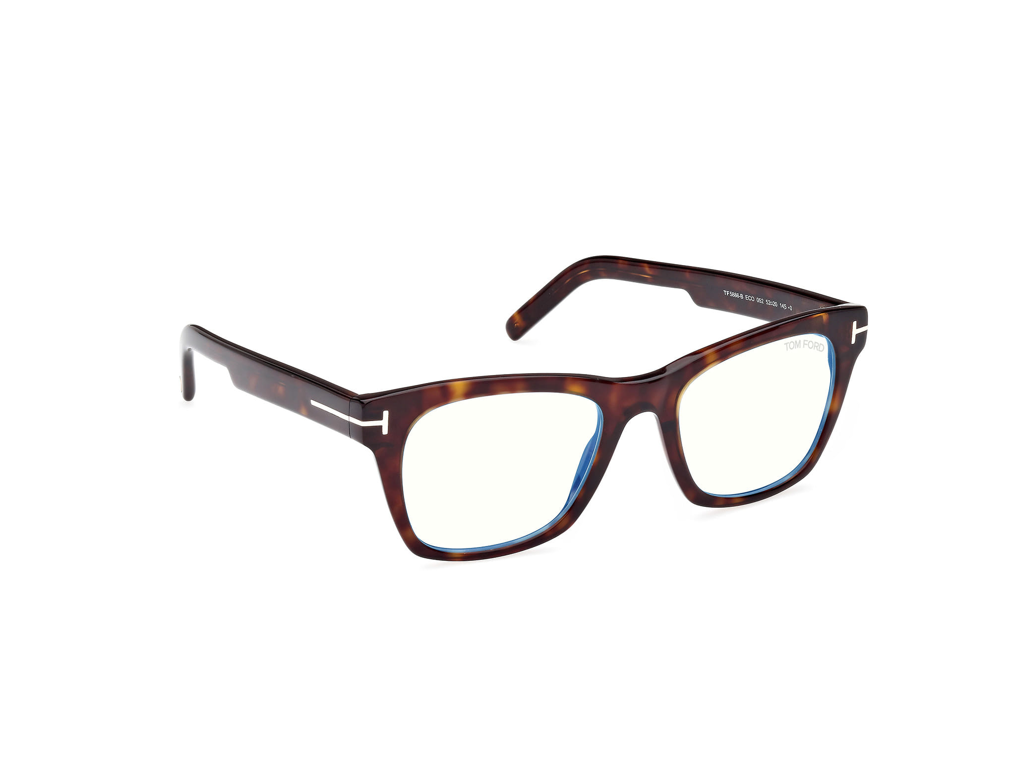 Tomford FT5886-B Frame Tortoise Male Full Shell Frame — Tortoise frame — view 7