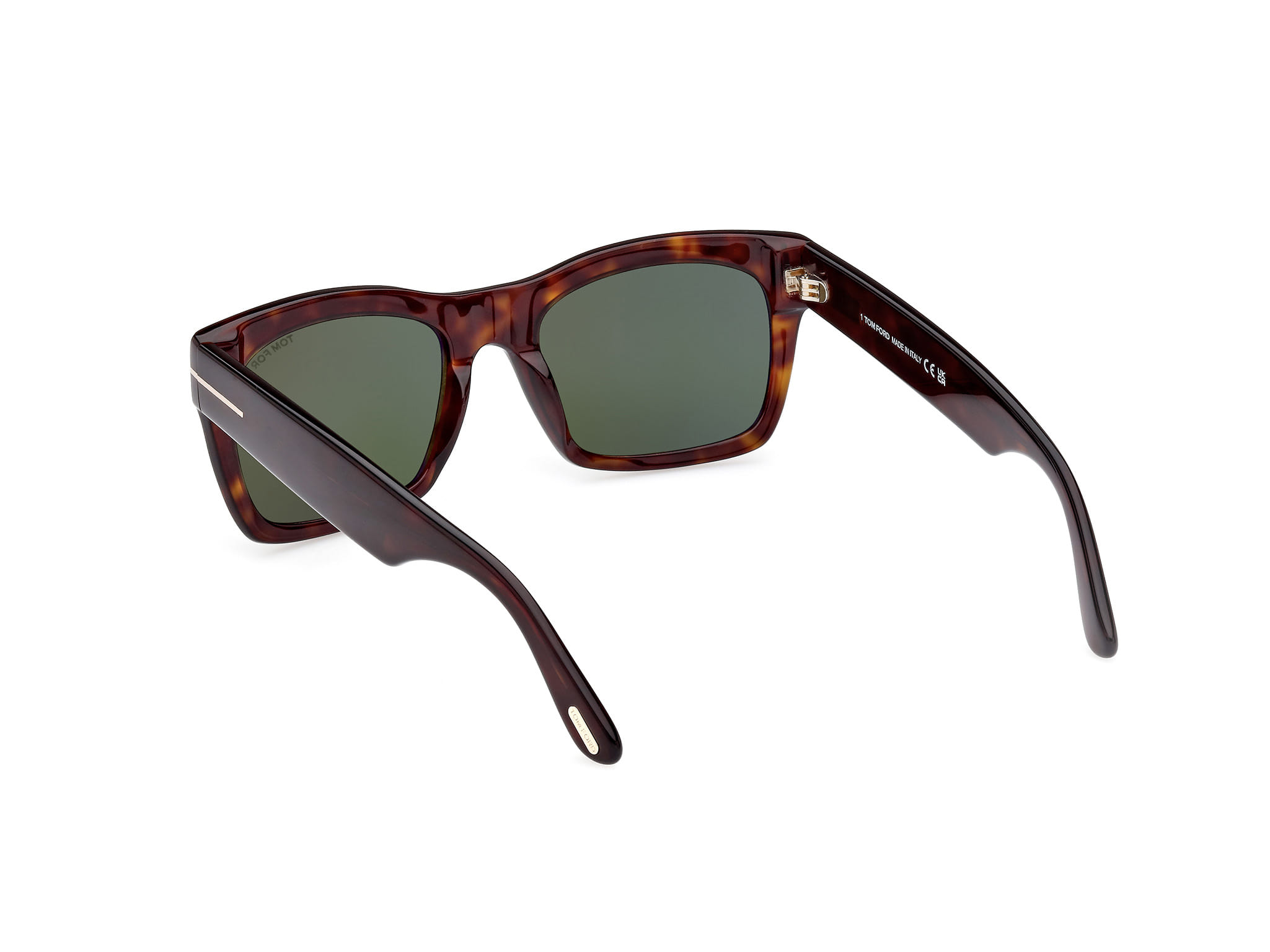 Tomford FT1062 Sunglass Tortoise Male Full Shell Sunglass — Tortoise frame — view 3
