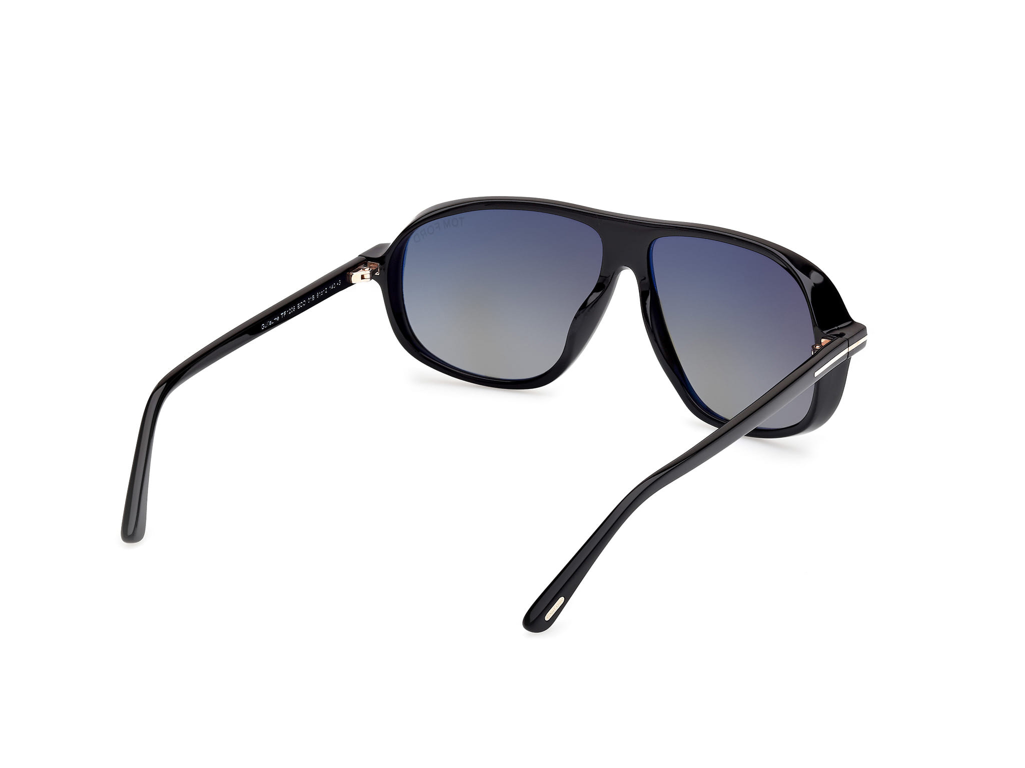 Tomford FT1208 Sunglass Black Unisex Full Shell Sunglass — Black frame — view 5