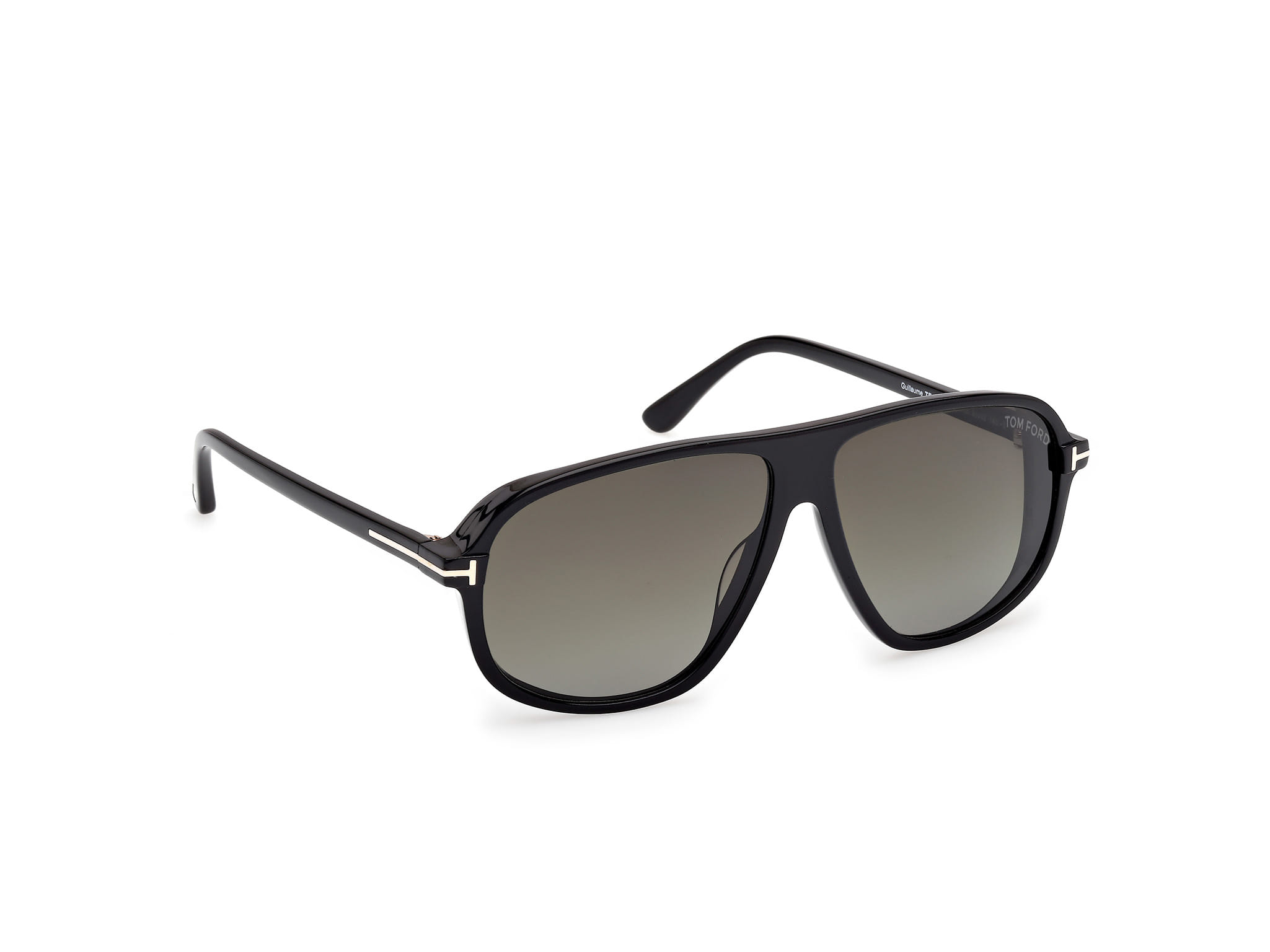 Tomford FT1208 Sunglass Black Unisex Full Shell Sunglass — Black frame — view 7