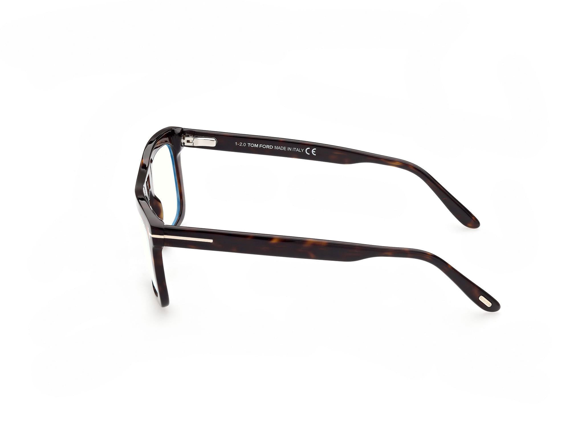 Tomford FT5757-B Frame Tortoise Male Full Shell Frame — Tortoise frame — view 2