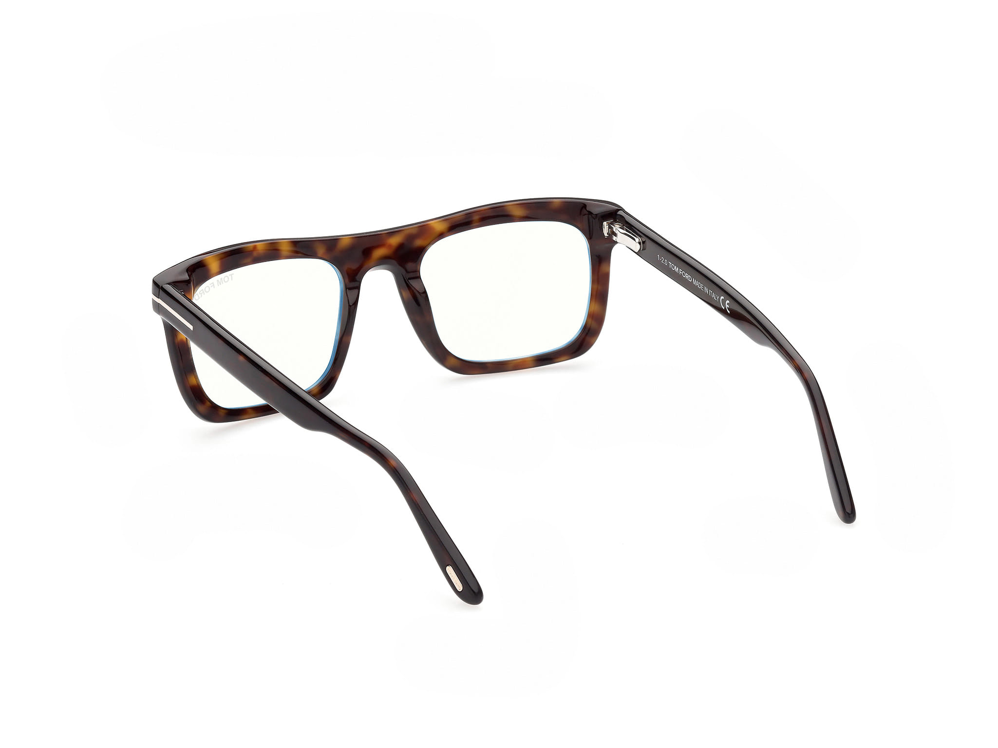 Tomford FT5757-B Frame Tortoise Male Full Shell Frame — Tortoise frame — view 3