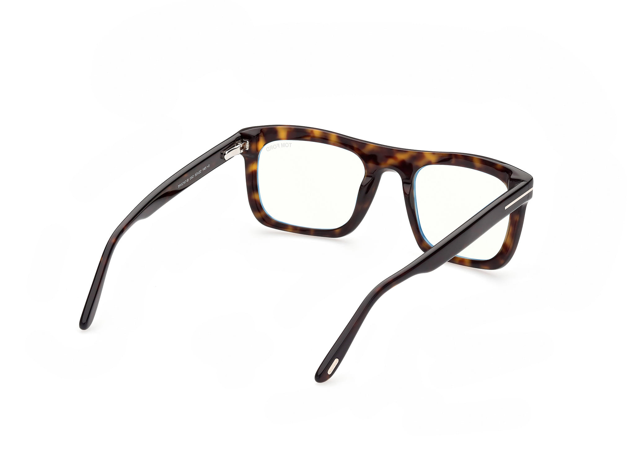 Tomford FT5757-B Frame Tortoise Male Full Shell Frame — Tortoise frame — view 5