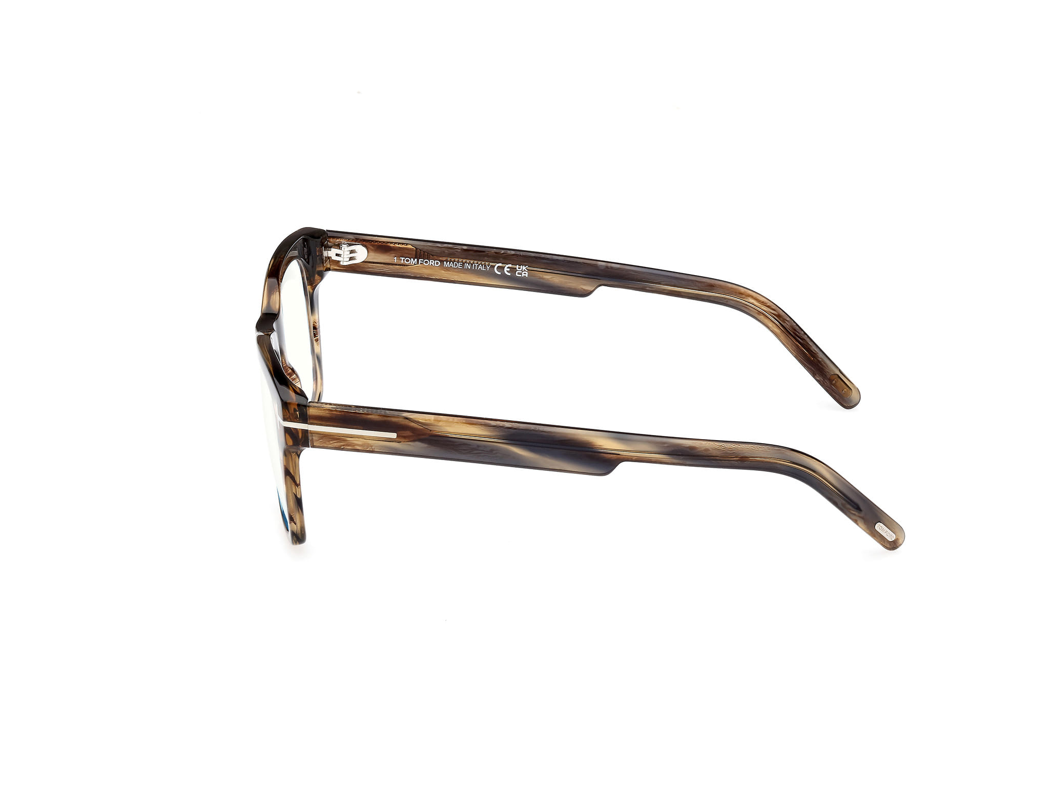 Tomford FT5886-B Frame Tortoise Male Full Shell Frame — Tortoise frame — view 2
