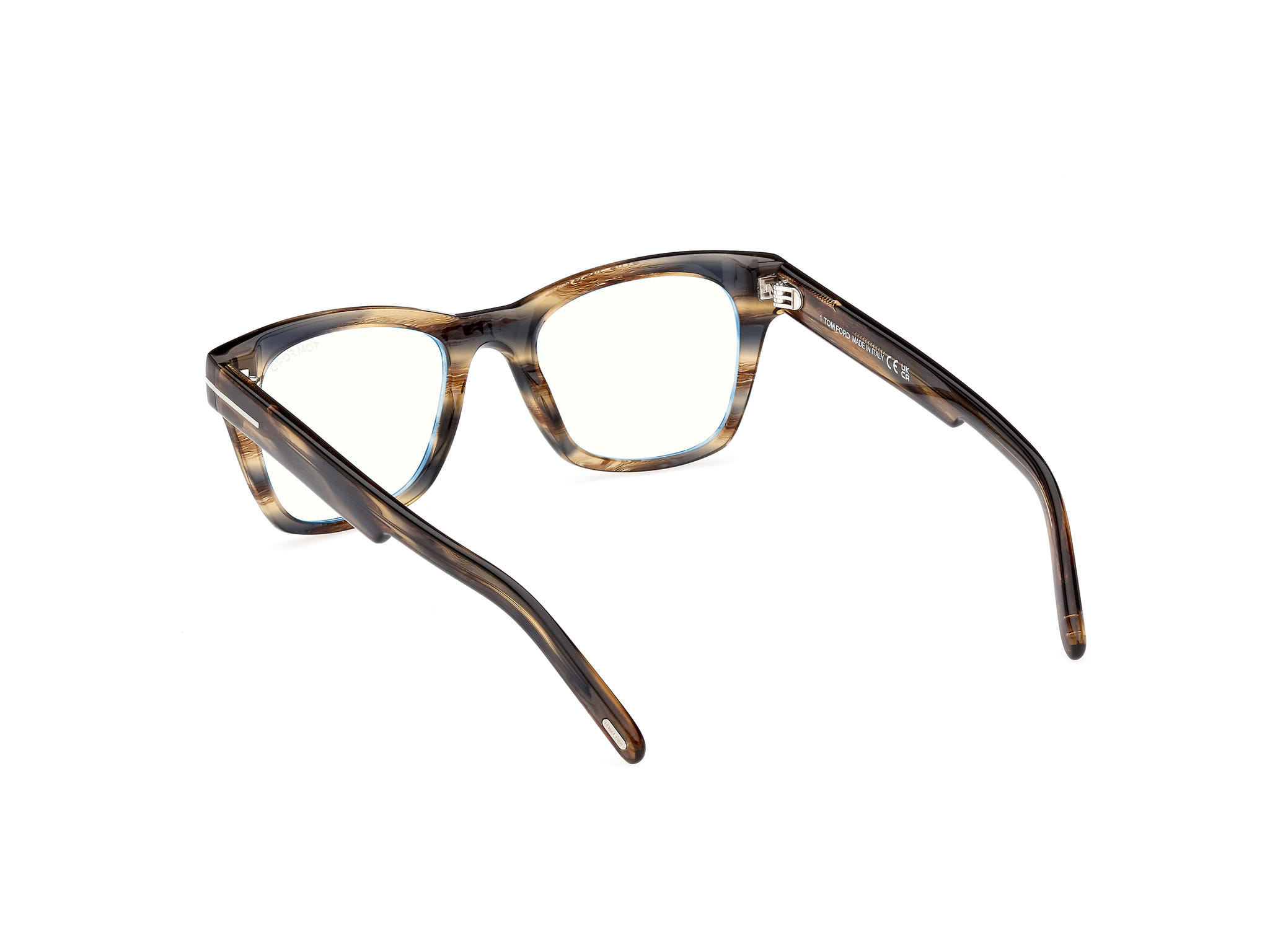 Tomford FT5886-B Frame Tortoise Male Full Shell Frame — Tortoise frame — view 3