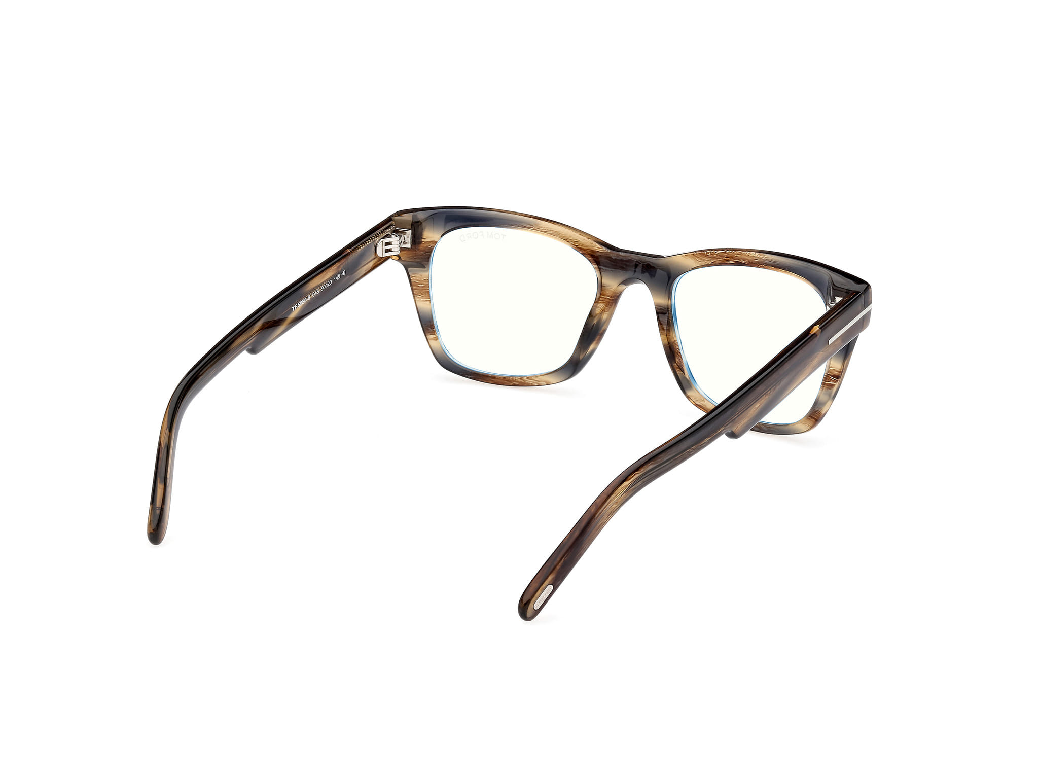 Tomford FT5886-B Frame Tortoise Male Full Shell Frame — Tortoise frame — view 5