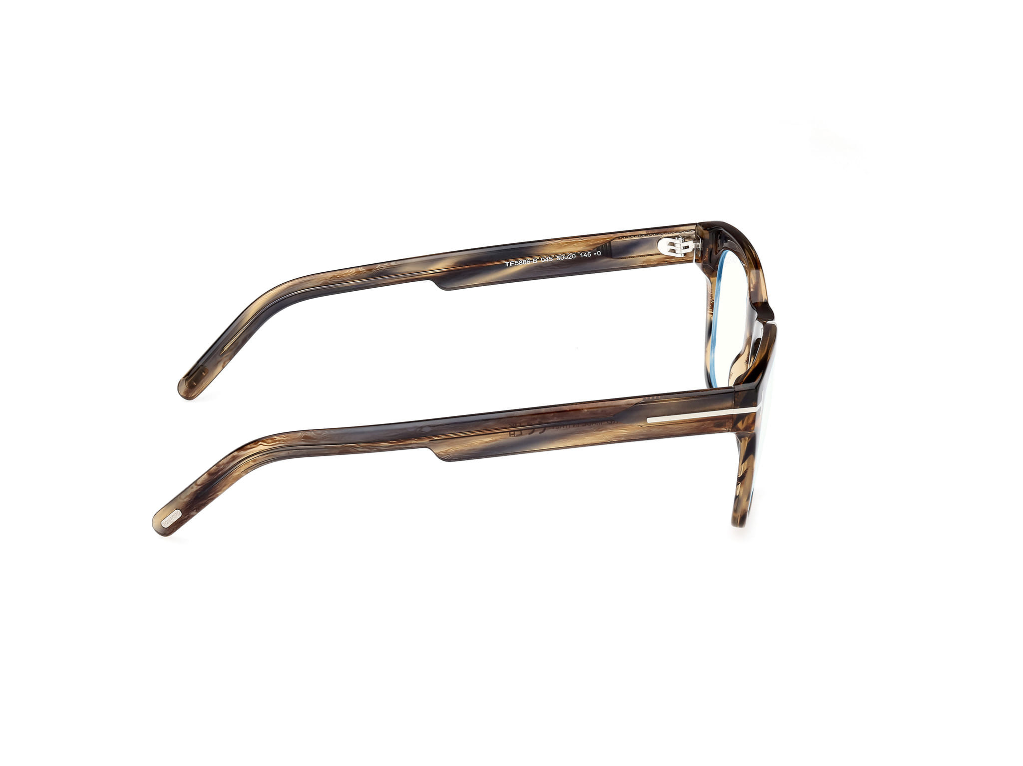 Tomford FT5886-B Frame Tortoise Male Full Shell Frame — Tortoise frame — view 6