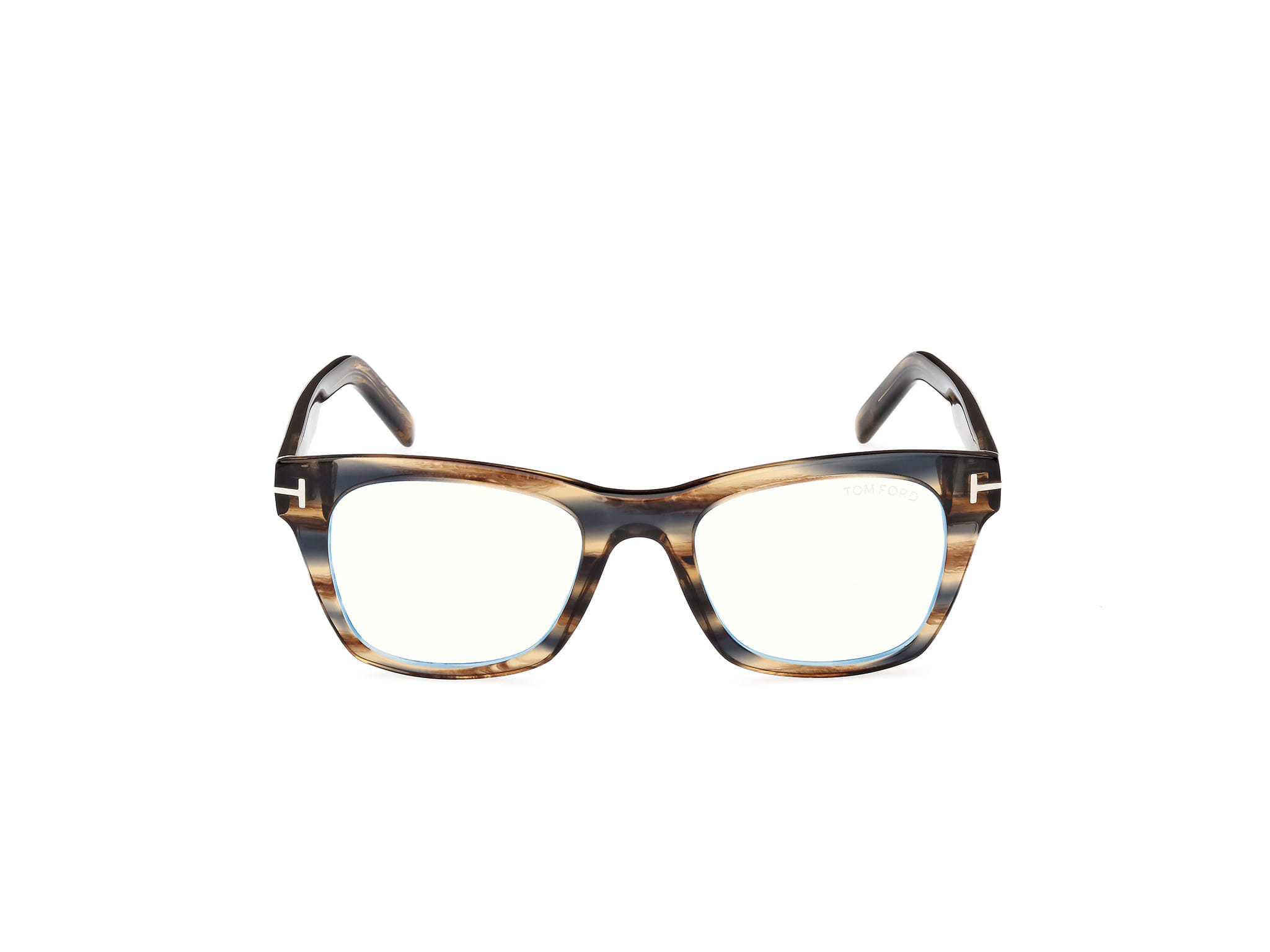 Tomford FT5886-B Frame Tortoise Male Full Shell Frame — Tortoise frame — view 8