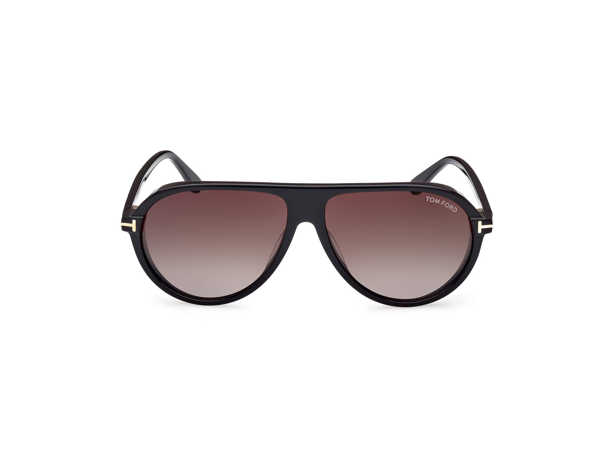 Tomford FT1023 Sunglass Black Male Full Shell Sunglass — Black frame — view 8