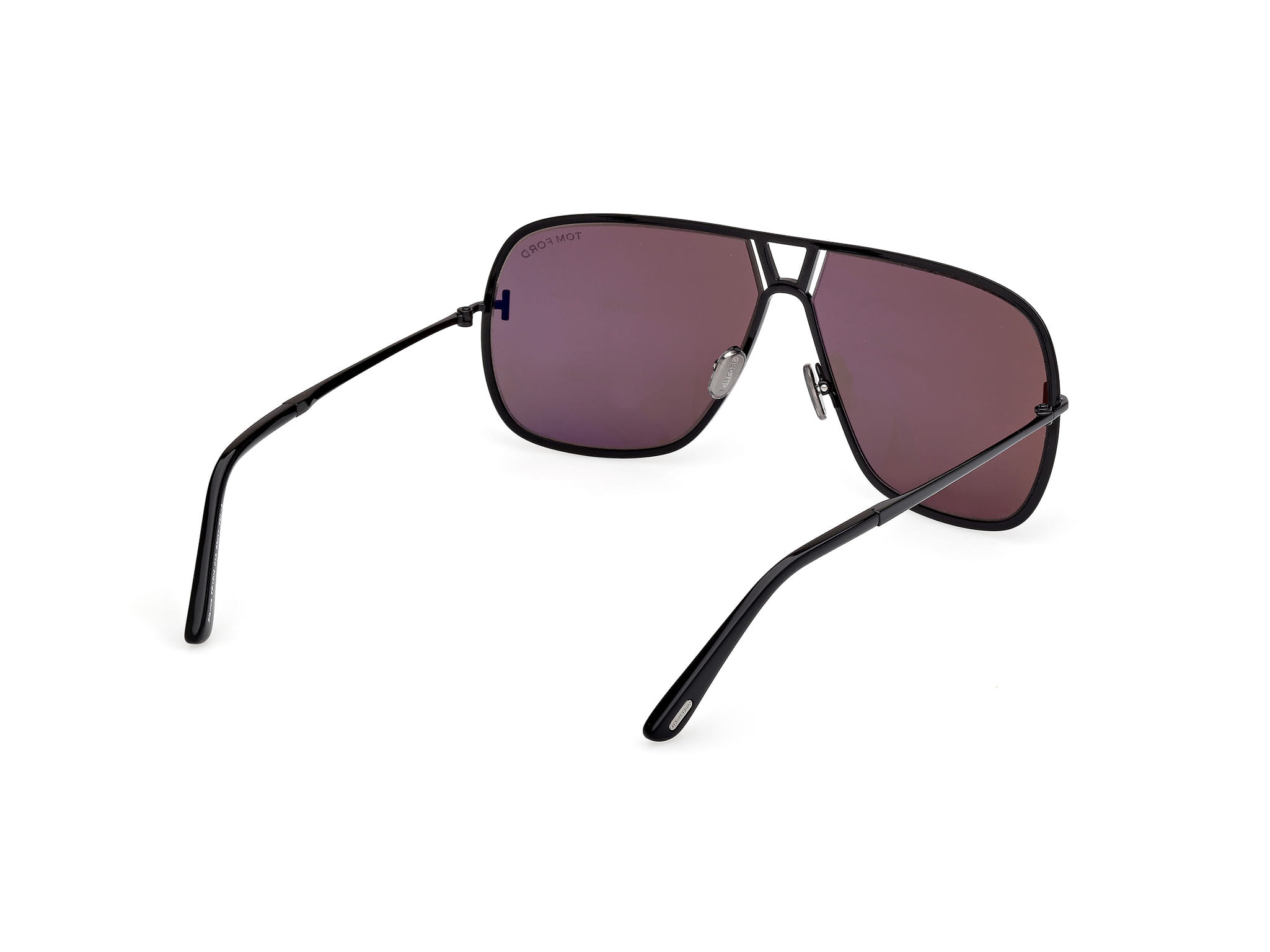 Tomford FT1204 Sunglass Black Male Full Metal Sunglass — Black frame — view 5