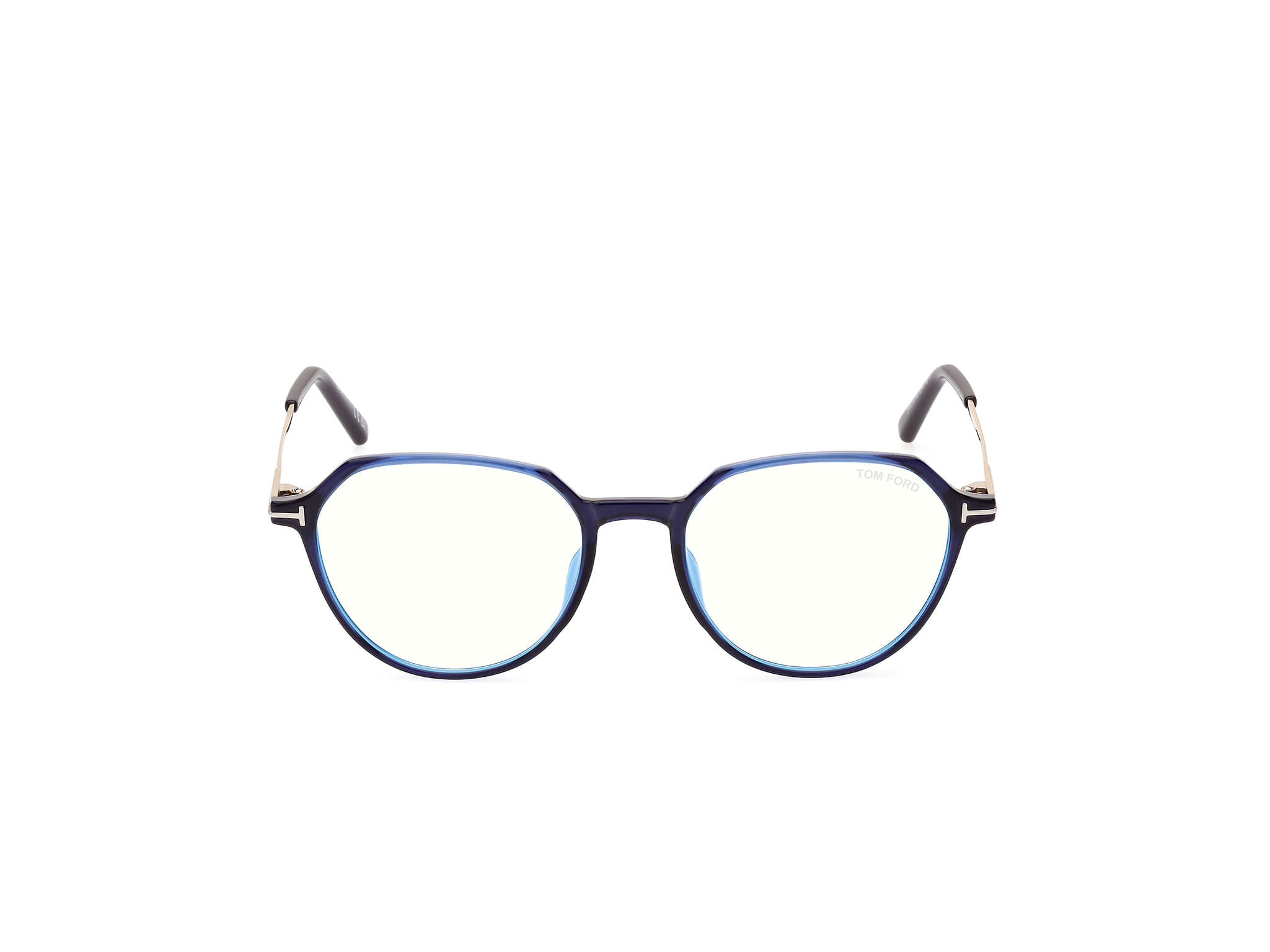 Tomford FT5875-B Frame Blue Male Full Metal Frame — Blue frame — view 8