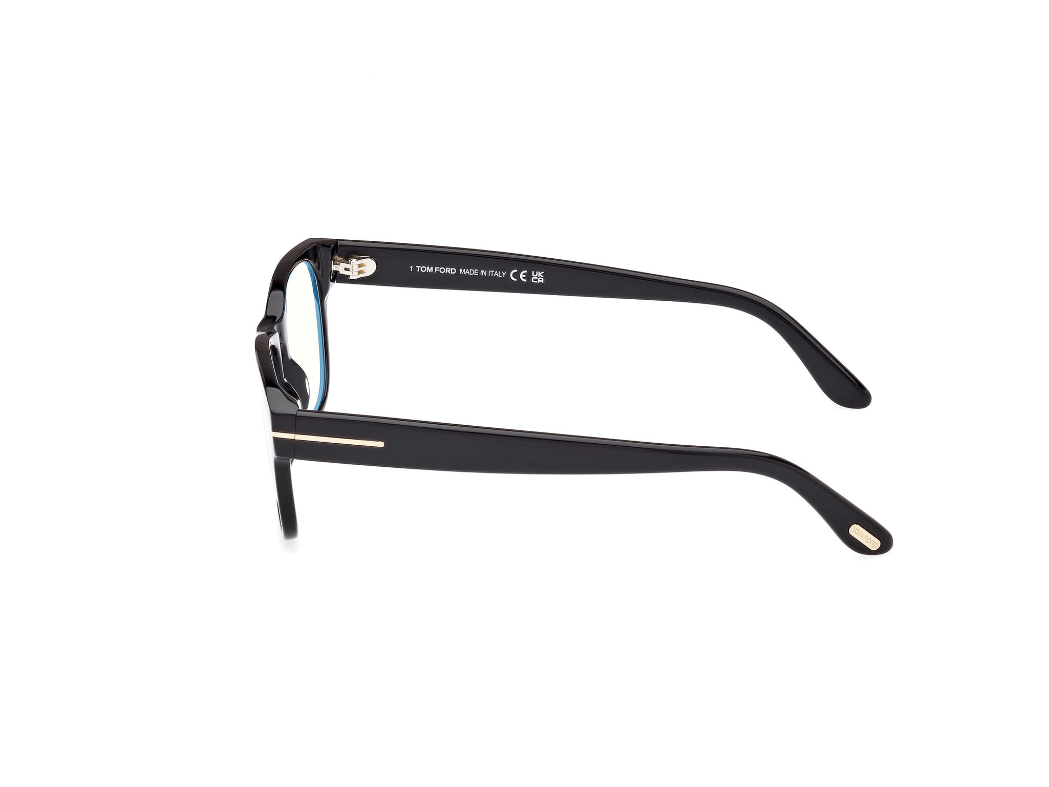 Tomford FT5898-B Frame Black Male Full Shell Frame — Black frame — view 2