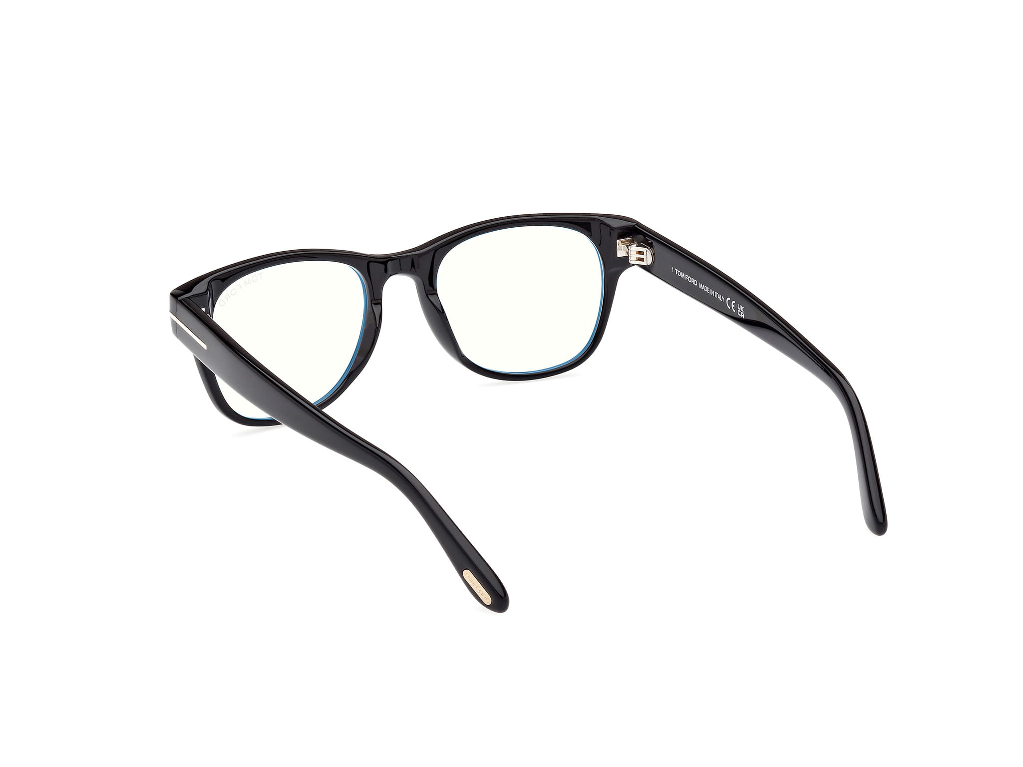 Tomford FT5898-B Frame Black Male Full Shell Frame — Black frame — view 3