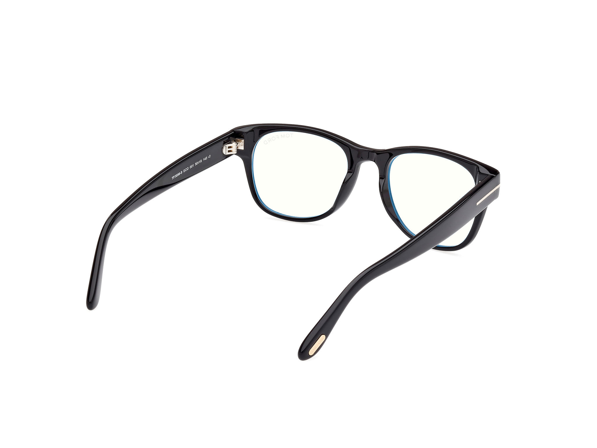 Tomford FT5898-B Frame Black Male Full Shell Frame — Black frame — view 5