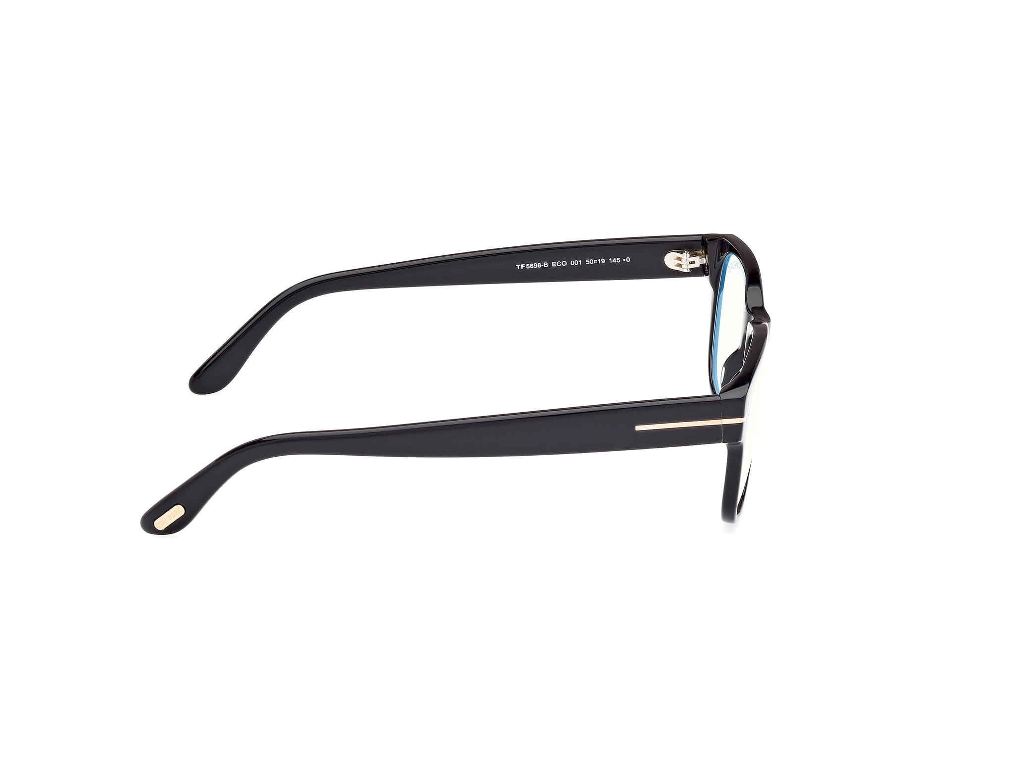 Tomford FT5898-B Frame Black Male Full Shell Frame — Black frame — view 6