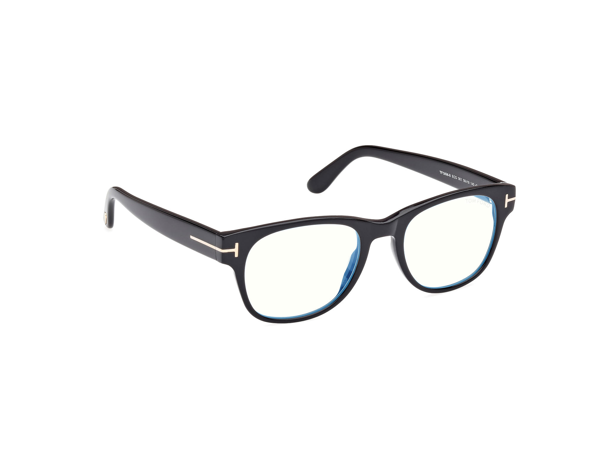 Tomford FT5898-B Frame Black Male Full Shell Frame — Black frame — view 7