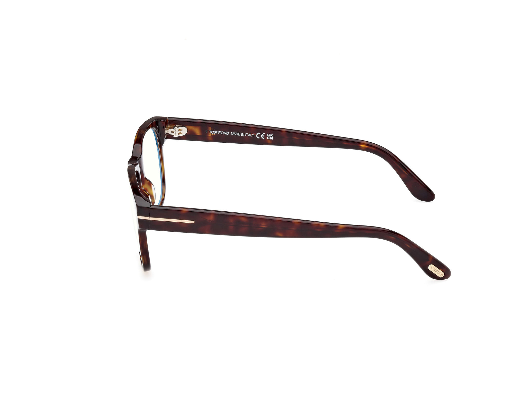 Tomford FT5898-B Frame Havana Male Full Shell Frame — Havana frame — view 2
