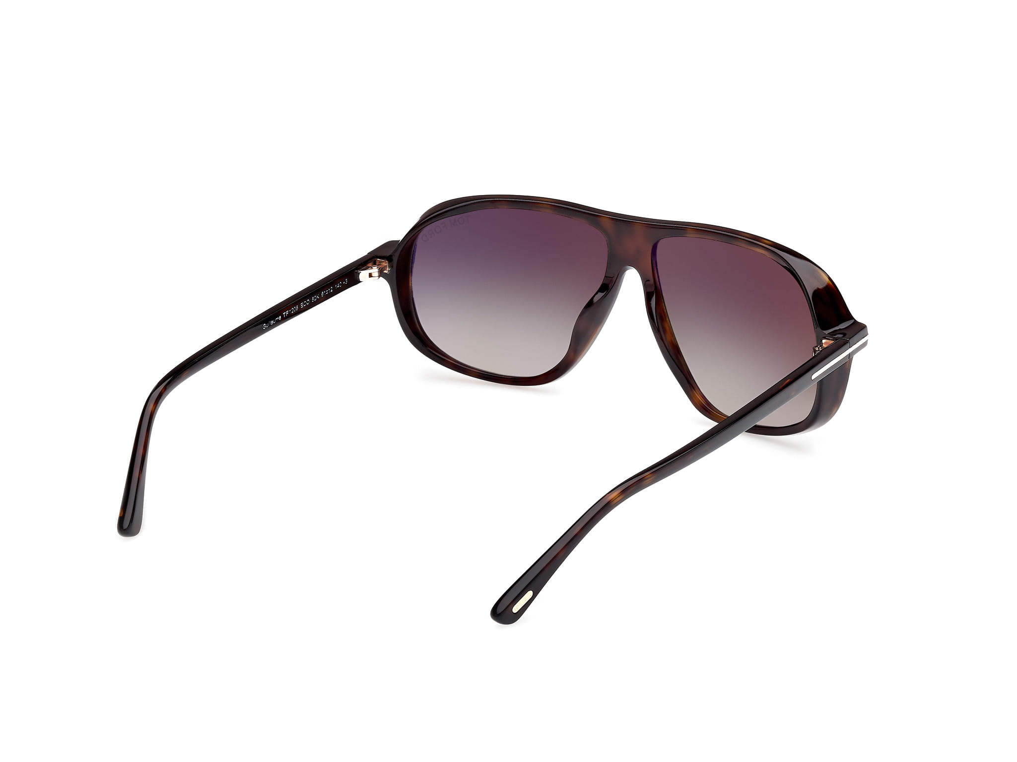 Tomford FT1208 Sunglass Havana Male Full Shell Sunglass — Havana frame — view 5