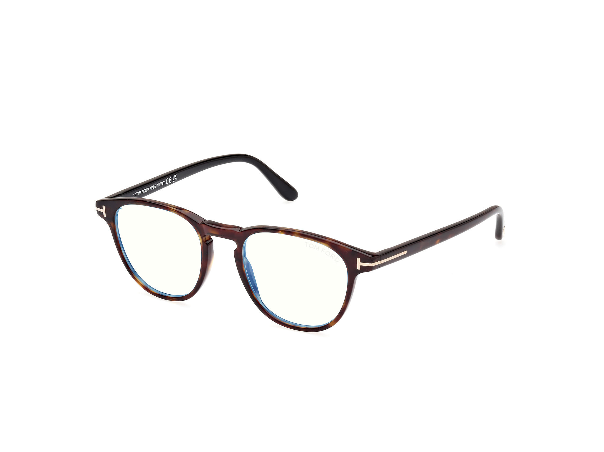 Tomford FT5899-B Frame Tortoise Male Full Shell — Tortoise frame