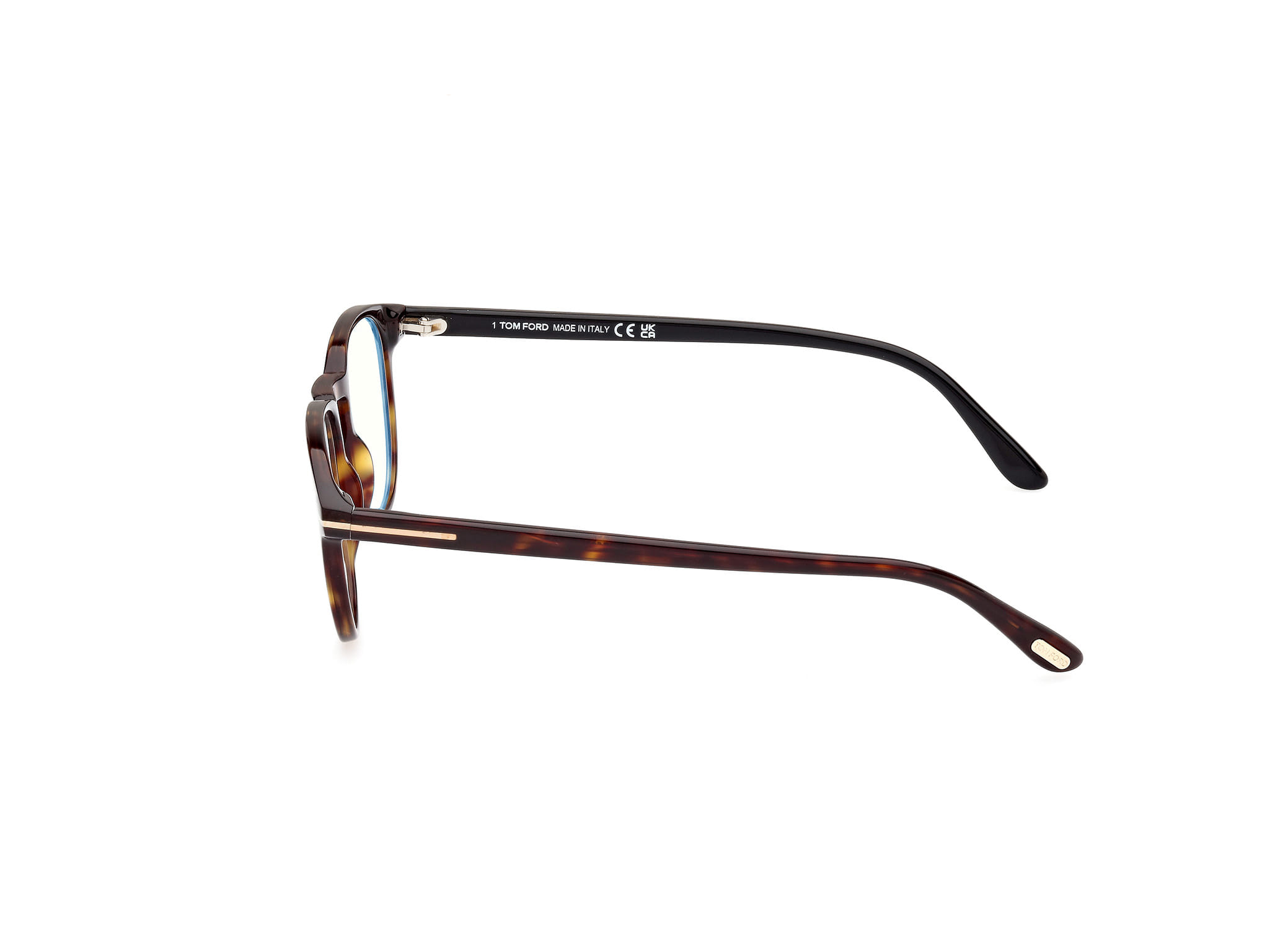 Tomford FT5899-B Frame Tortoise Male Full Shell Frame — Tortoise frame — view 2