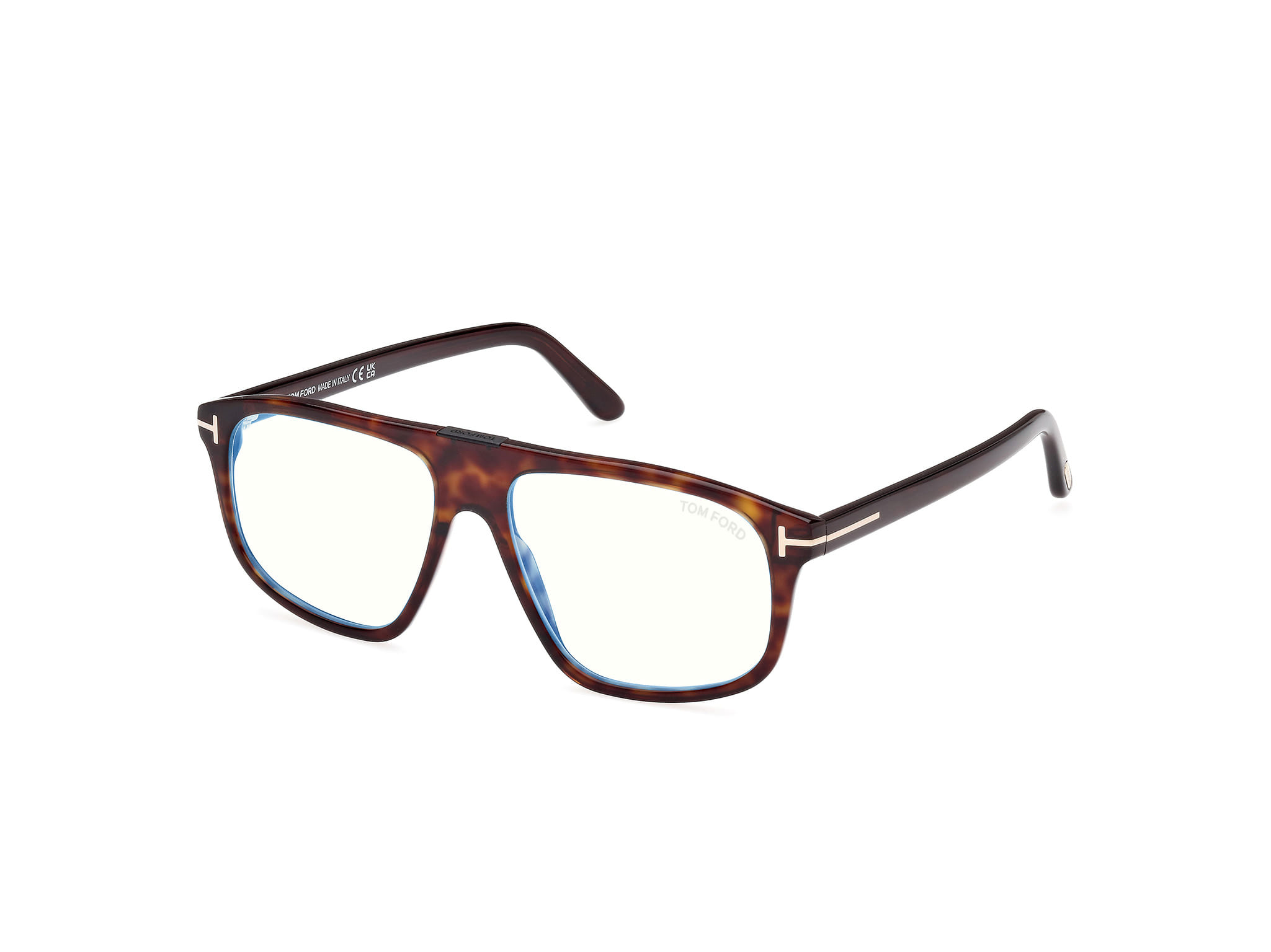 Tomford FT5901-B Frame Tortoise Male Full Shell — Tortoise frame