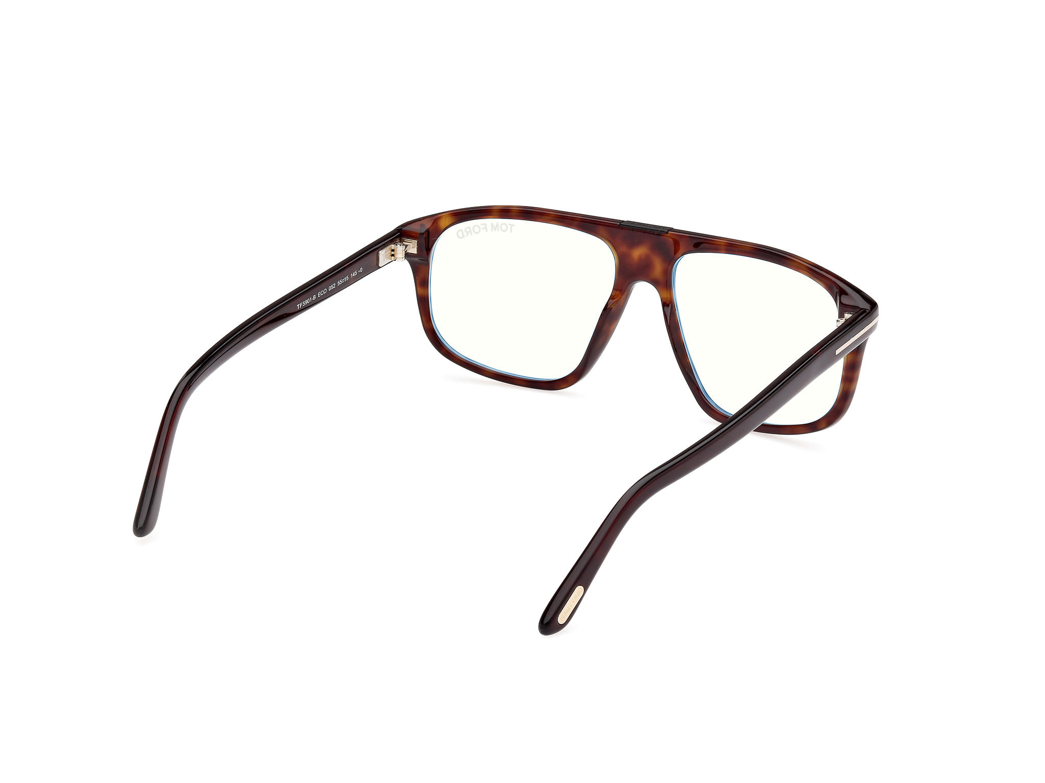 Tomford FT5901-B Frame Tortoise Male Full Shell Frame — Tortoise frame — view 5