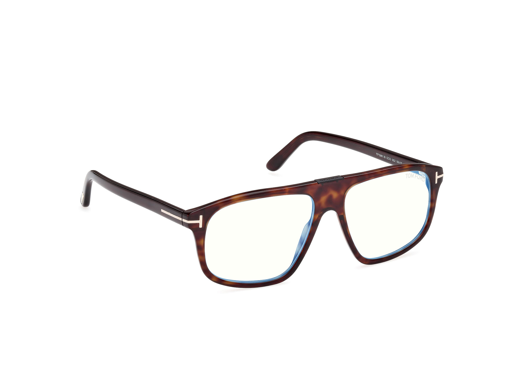 Tomford FT5901-B Frame Tortoise Male Full Shell Frame — Tortoise frame — view 7