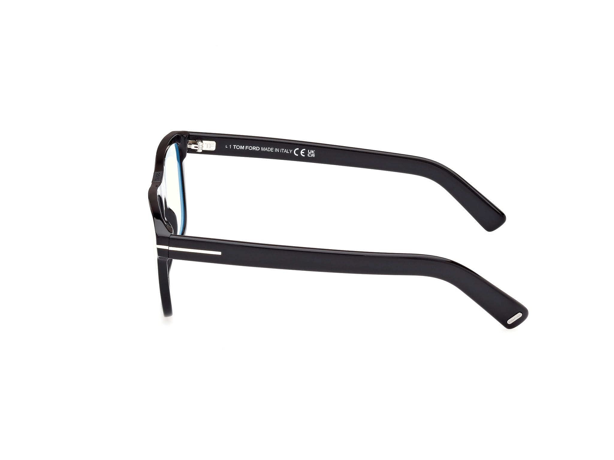 Tomford FT 5902-B Frame Black Male Full Shell Frame — Black frame — view 2