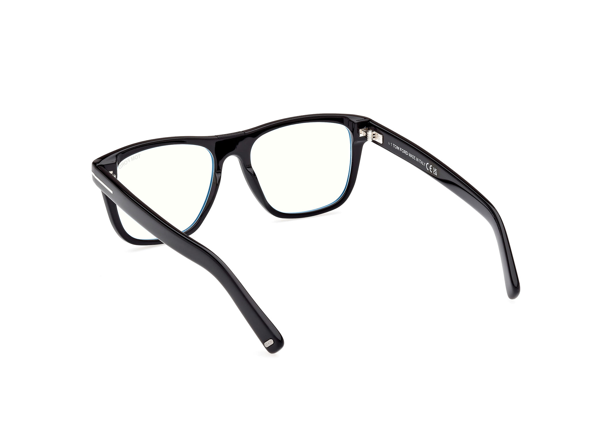 Tomford FT 5902-B Frame Black Male Full Shell Frame — Black frame — view 3