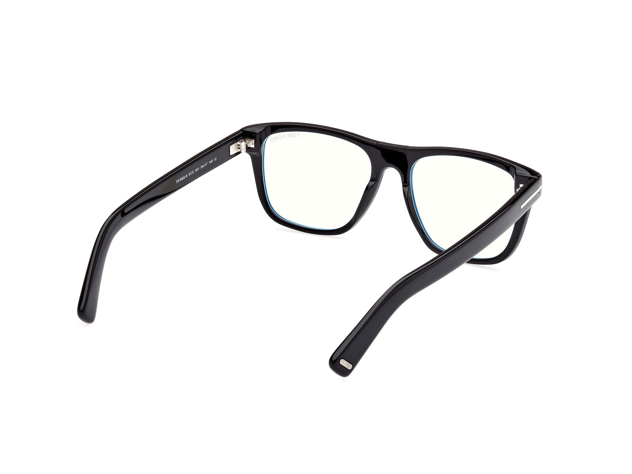 Tomford FT 5902-B Frame Black Male Full Shell Frame — Black frame — view 5