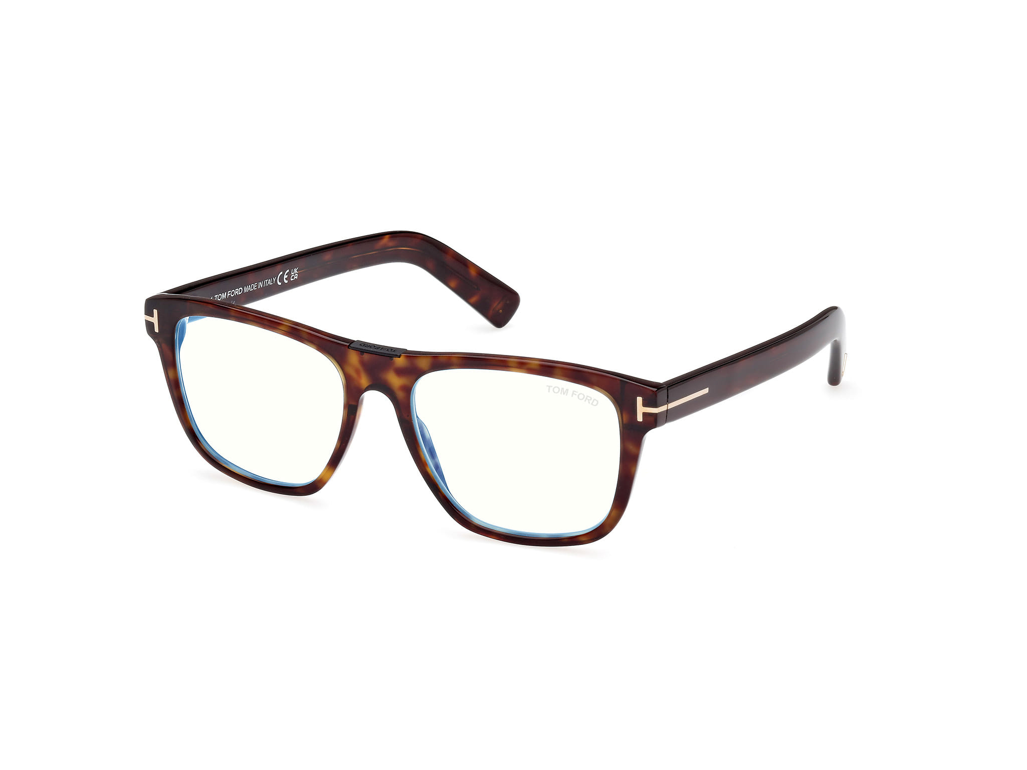 Tomford FT 5902-B Frame Tortoise Male Full Shell — Tortoise frame