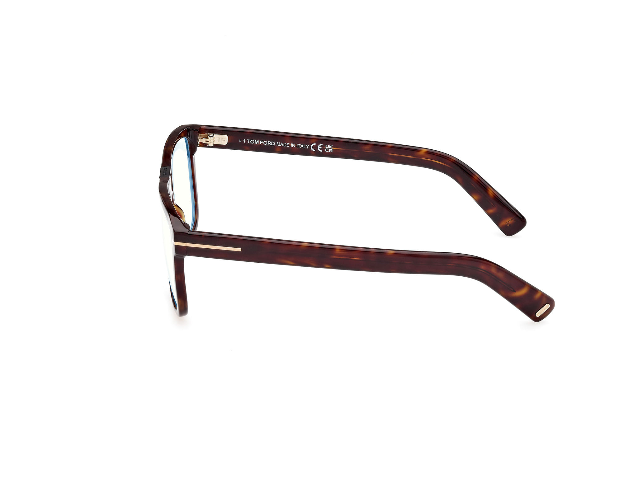 Tomford FT 5902-B Frame Tortoise Male Full Shell Frame — Tortoise frame — view 2