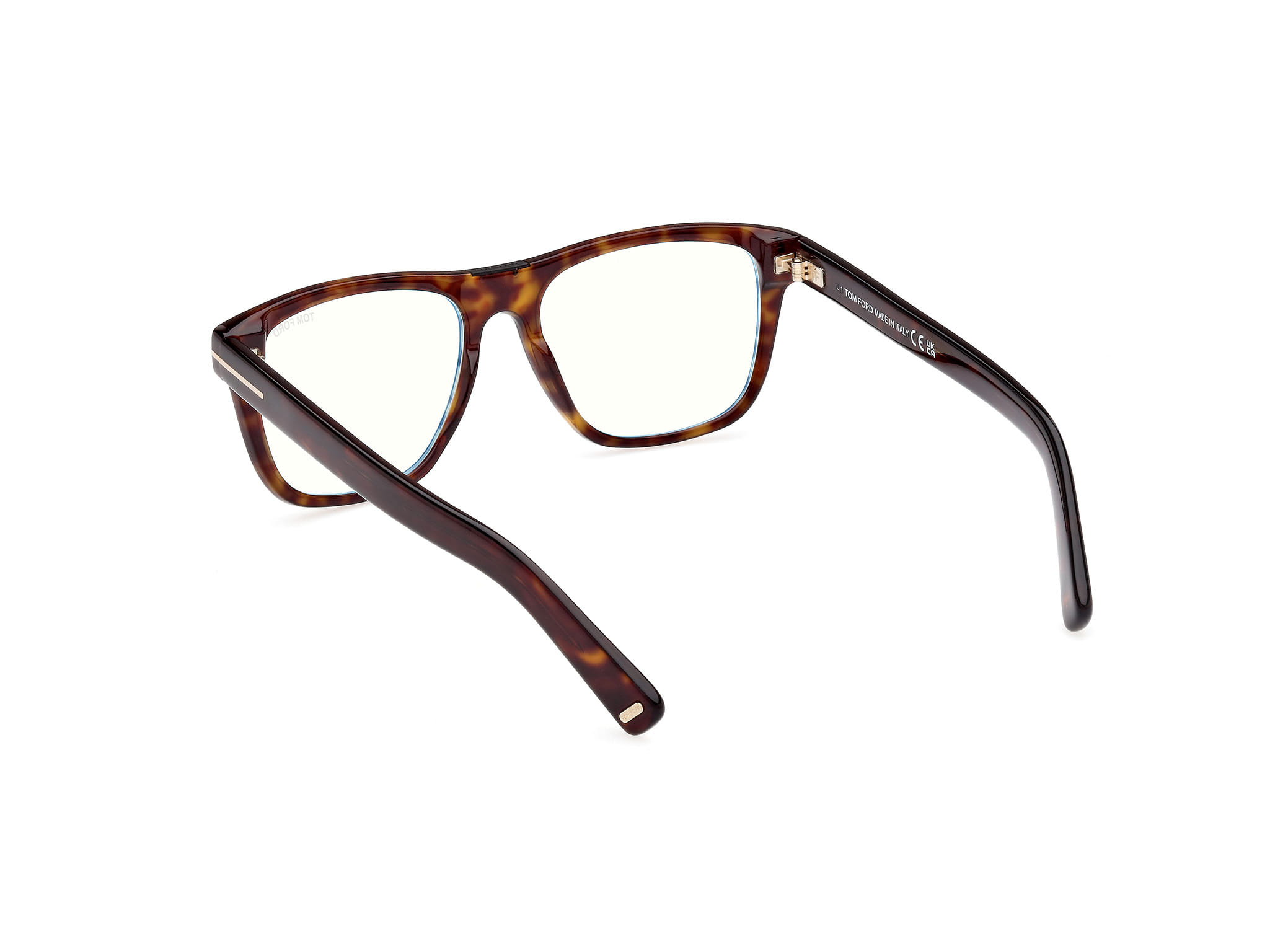 Tomford FT 5902-B Frame Tortoise Male Full Shell Frame — Tortoise frame — view 3