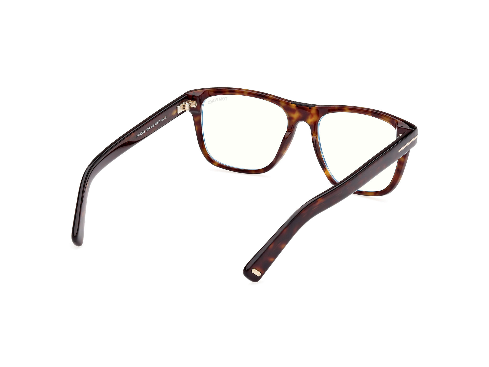 Tomford FT 5902-B Frame Tortoise Male Full Shell Frame — Tortoise frame — view 5