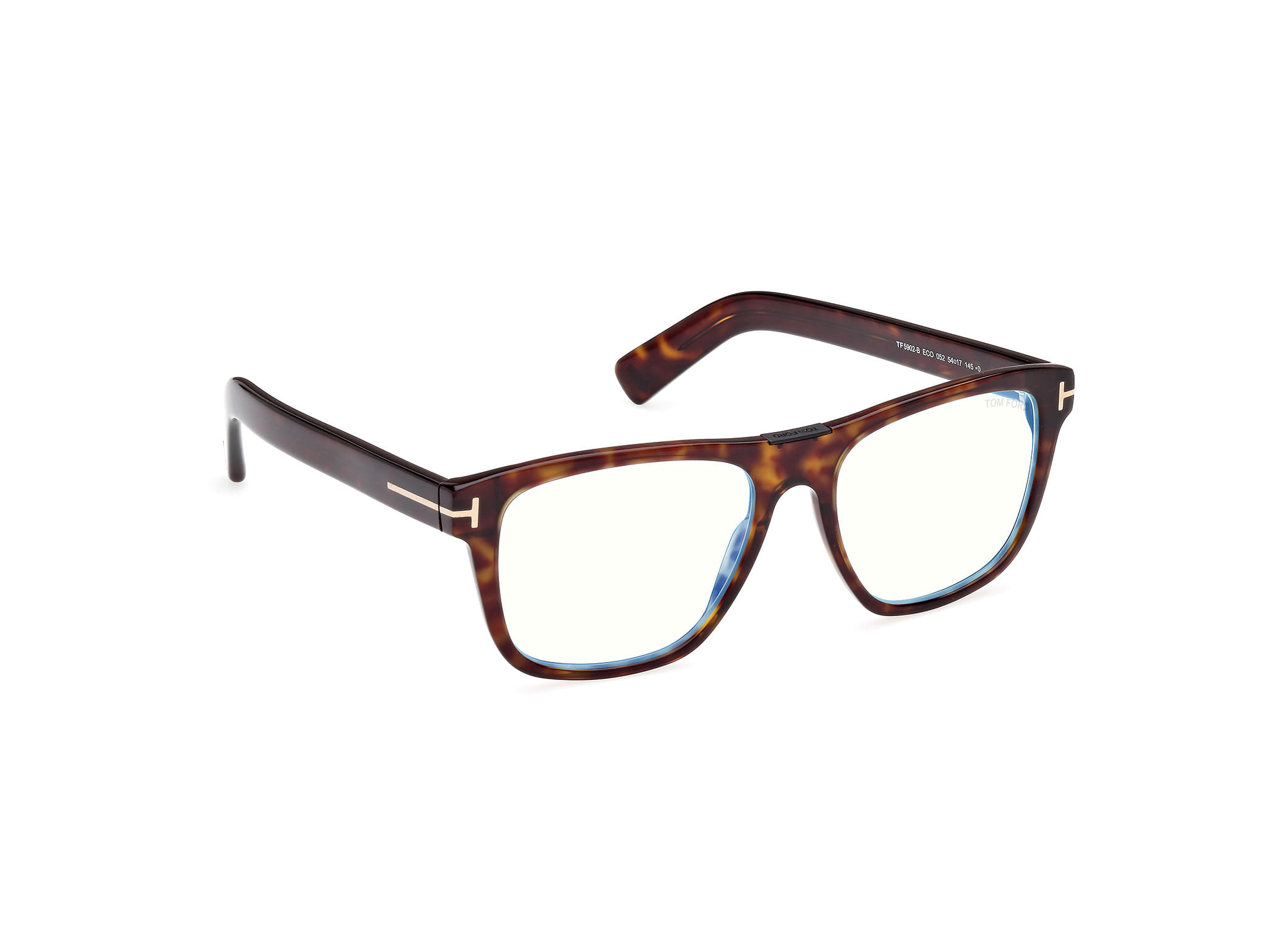Tomford FT 5902-B Frame Tortoise Male Full Shell Frame — Tortoise frame — view 7