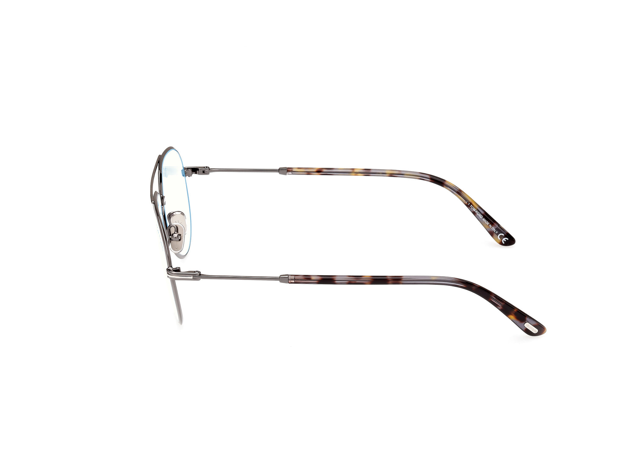 Tomford FT5829-B Frame Grey Male Full Metal Frame — Grey frame — view 2