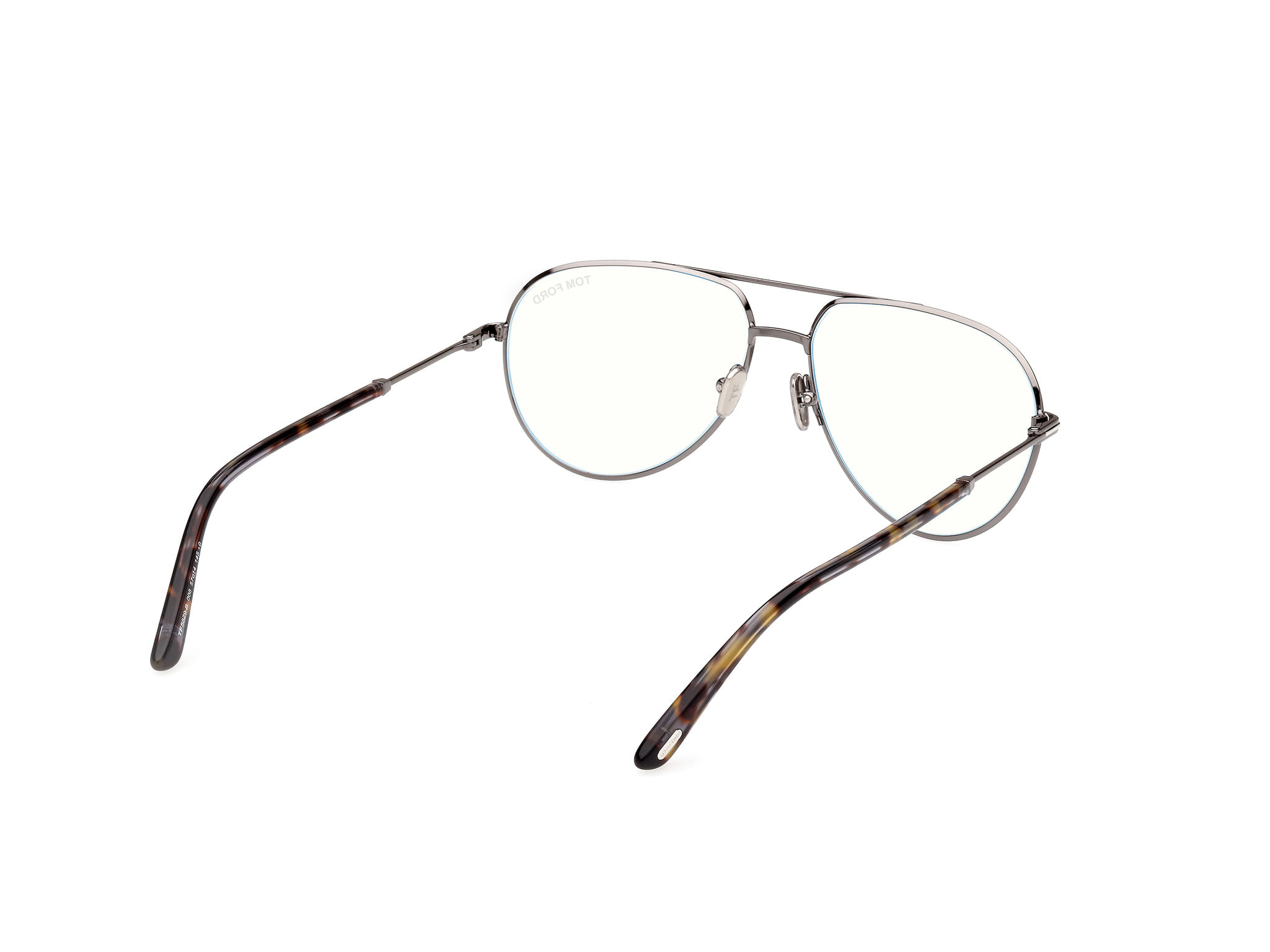 Tomford FT5829-B Frame Grey Male Full Metal Frame — Grey frame — view 5