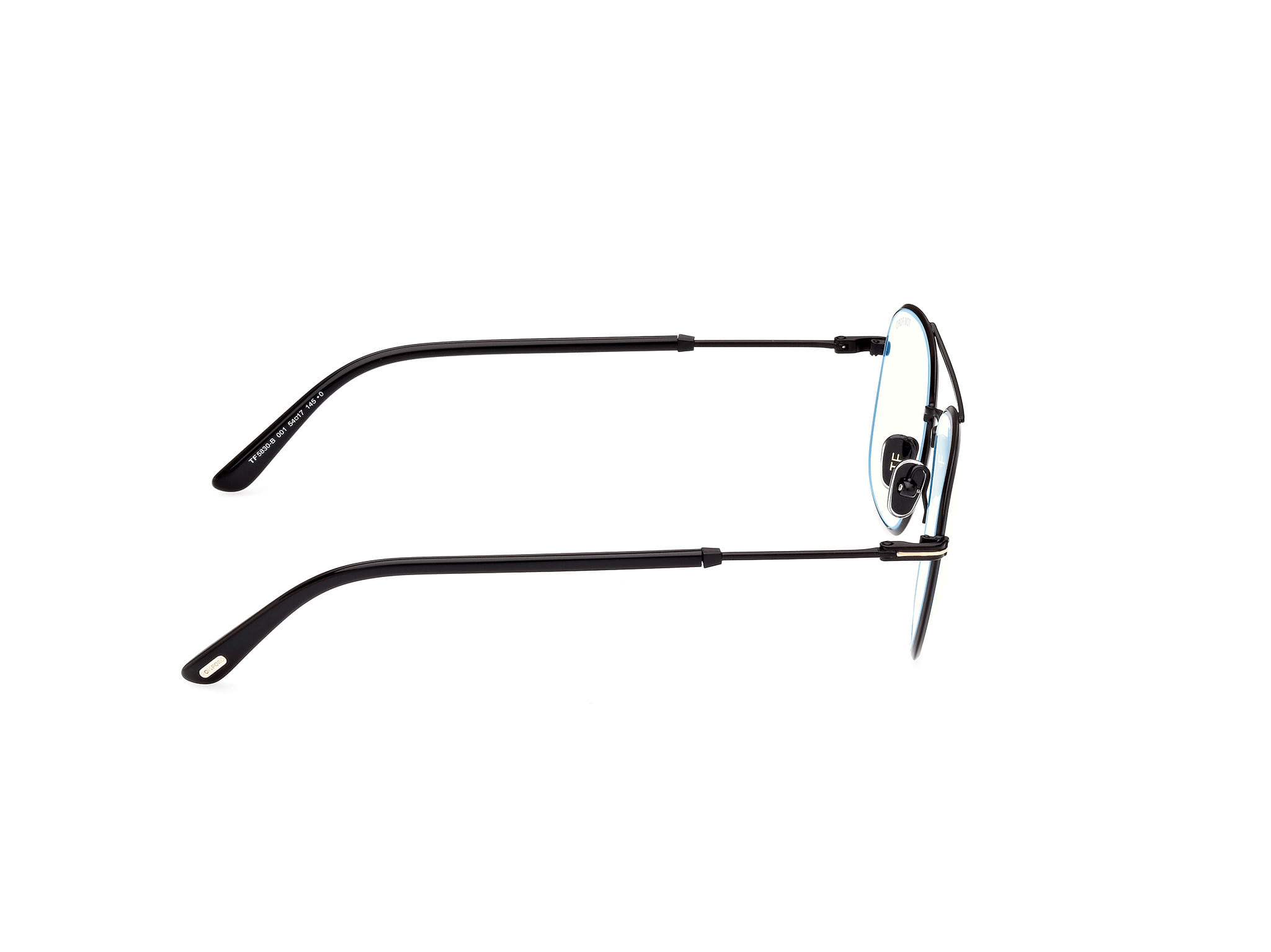 Tomford FT5830-B Frame Black Male Full Metal Frame — Black frame — view 6