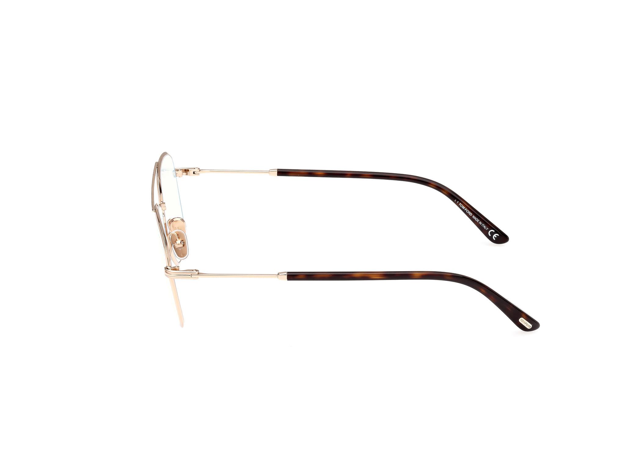 Tomford FT5830-B Frame Gold Male Full Metal Frame — Gold frame — view 2
