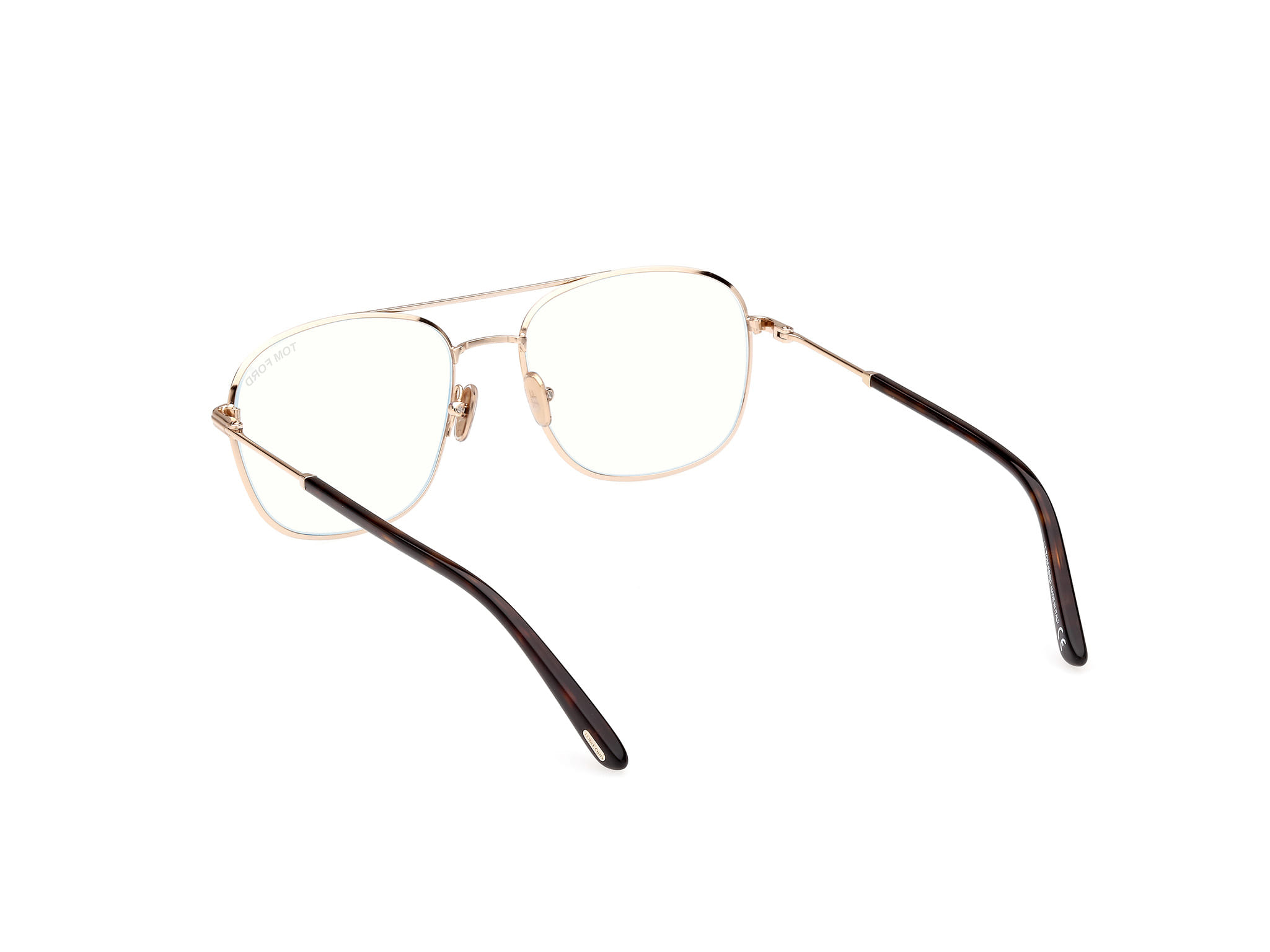 Tomford FT5830-B Frame Gold Male Full Metal Frame — Gold frame — view 3