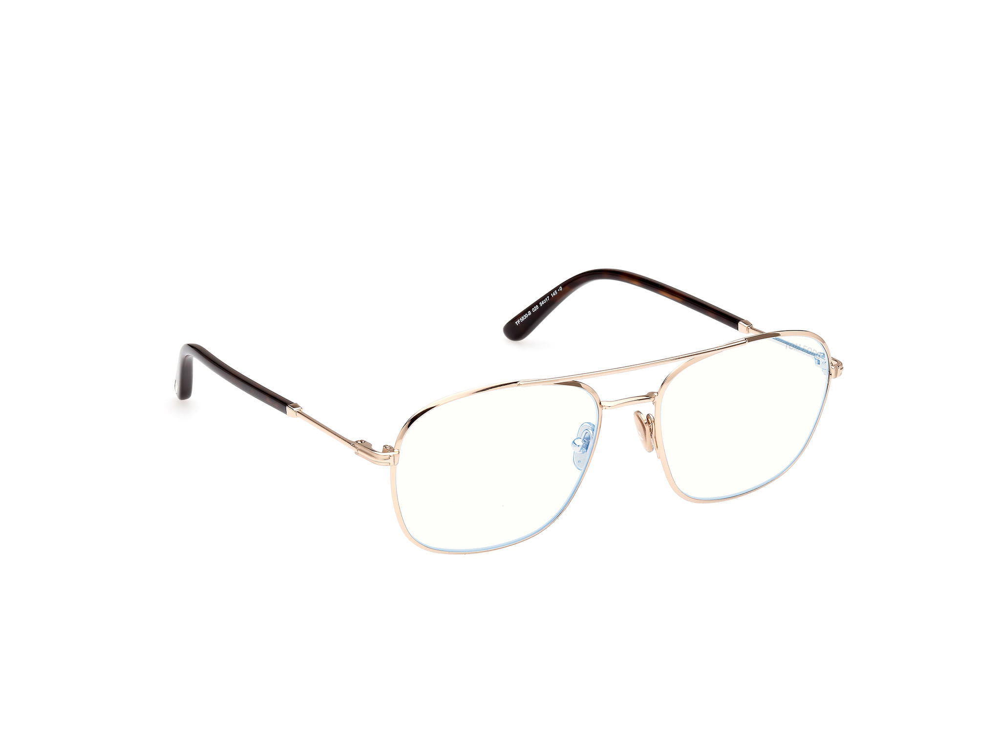 Tomford FT5830-B Frame Gold Male Full Metal Frame — Gold frame — view 7