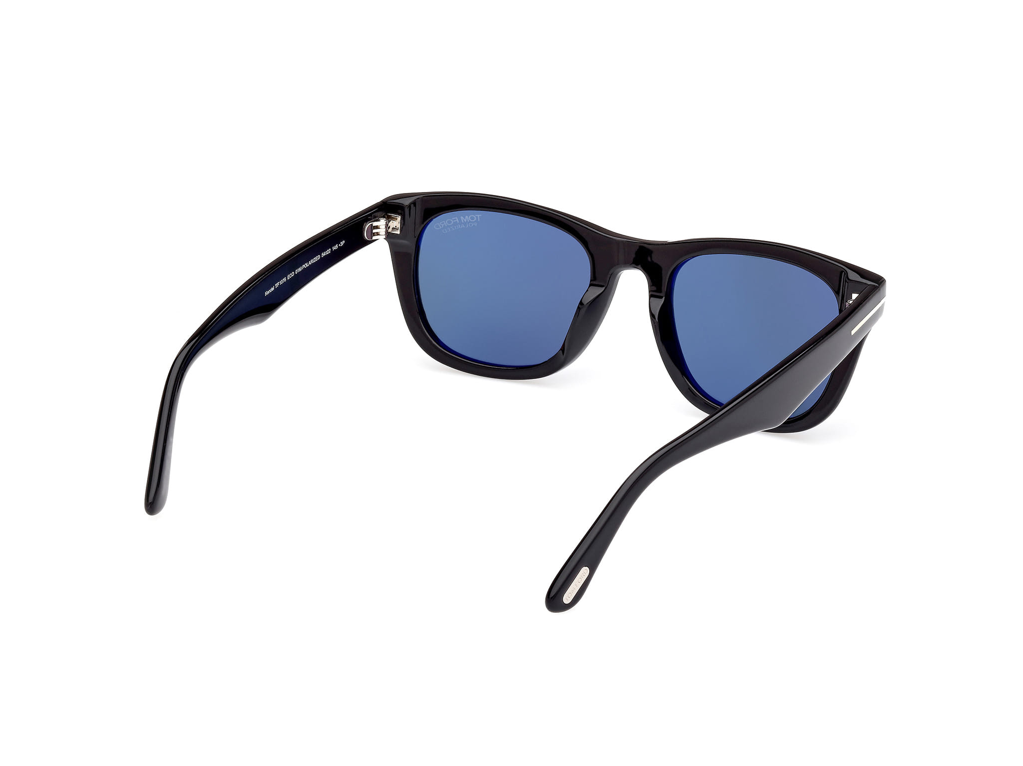Tomford FT1076 Sunglass Black Male Full Shell Sunglass — Black frame — view 5