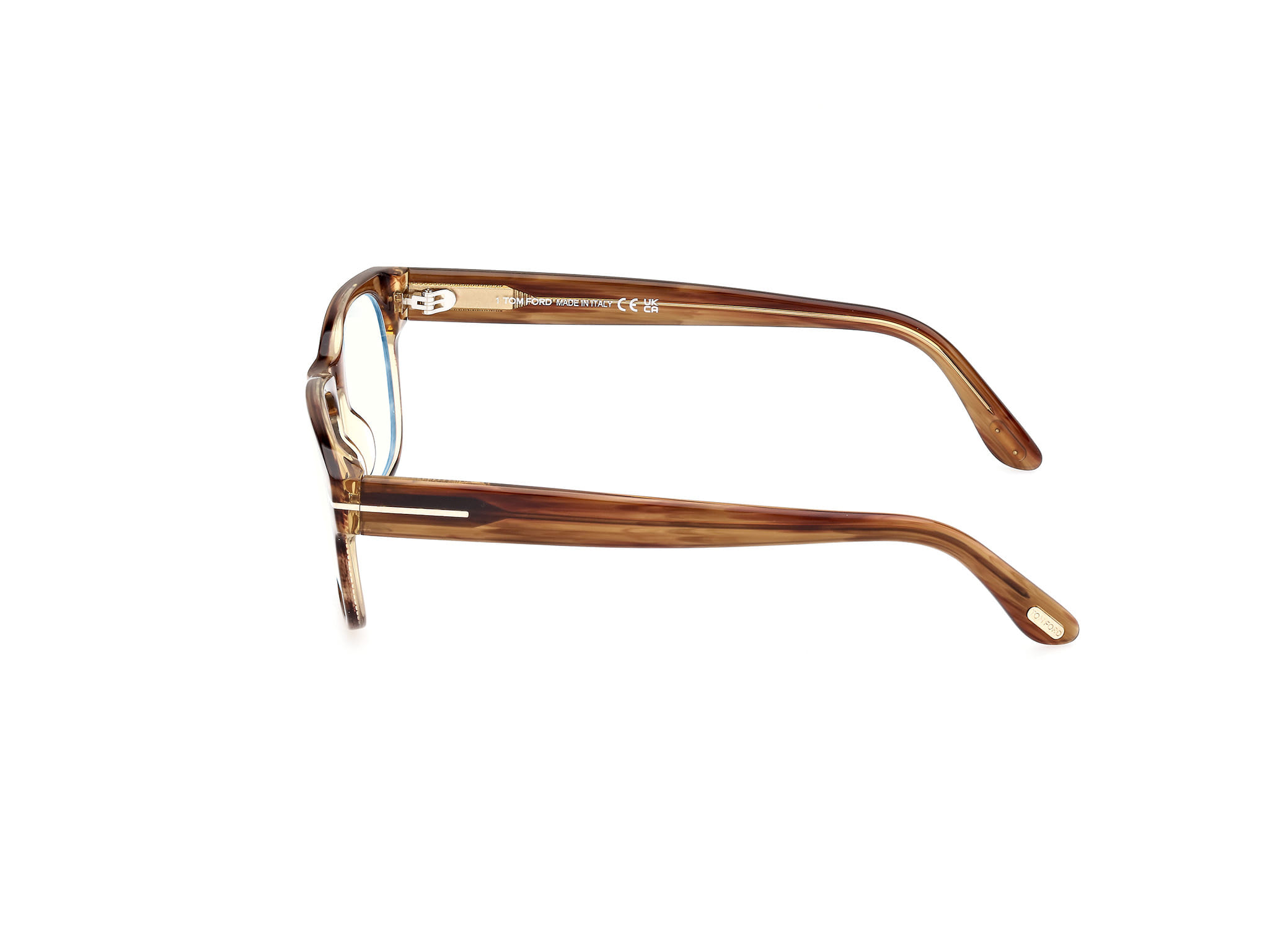 Tomford FT5898-B Frame Tortoise Male Full Shell Frame — Tortoise frame — view 2
